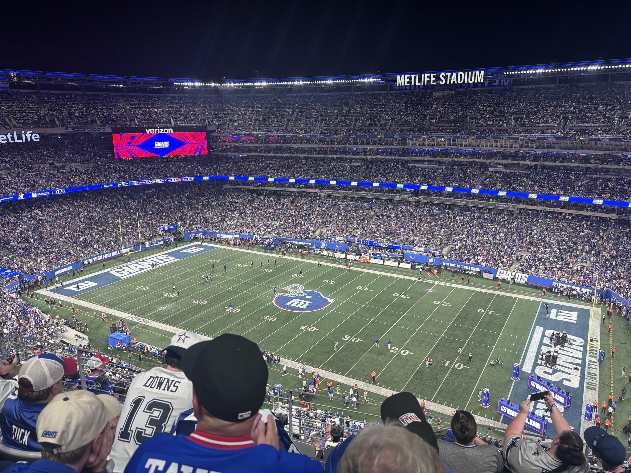 Real Fan View taken from Section 310 at MetLife Stadium by Prescott C
