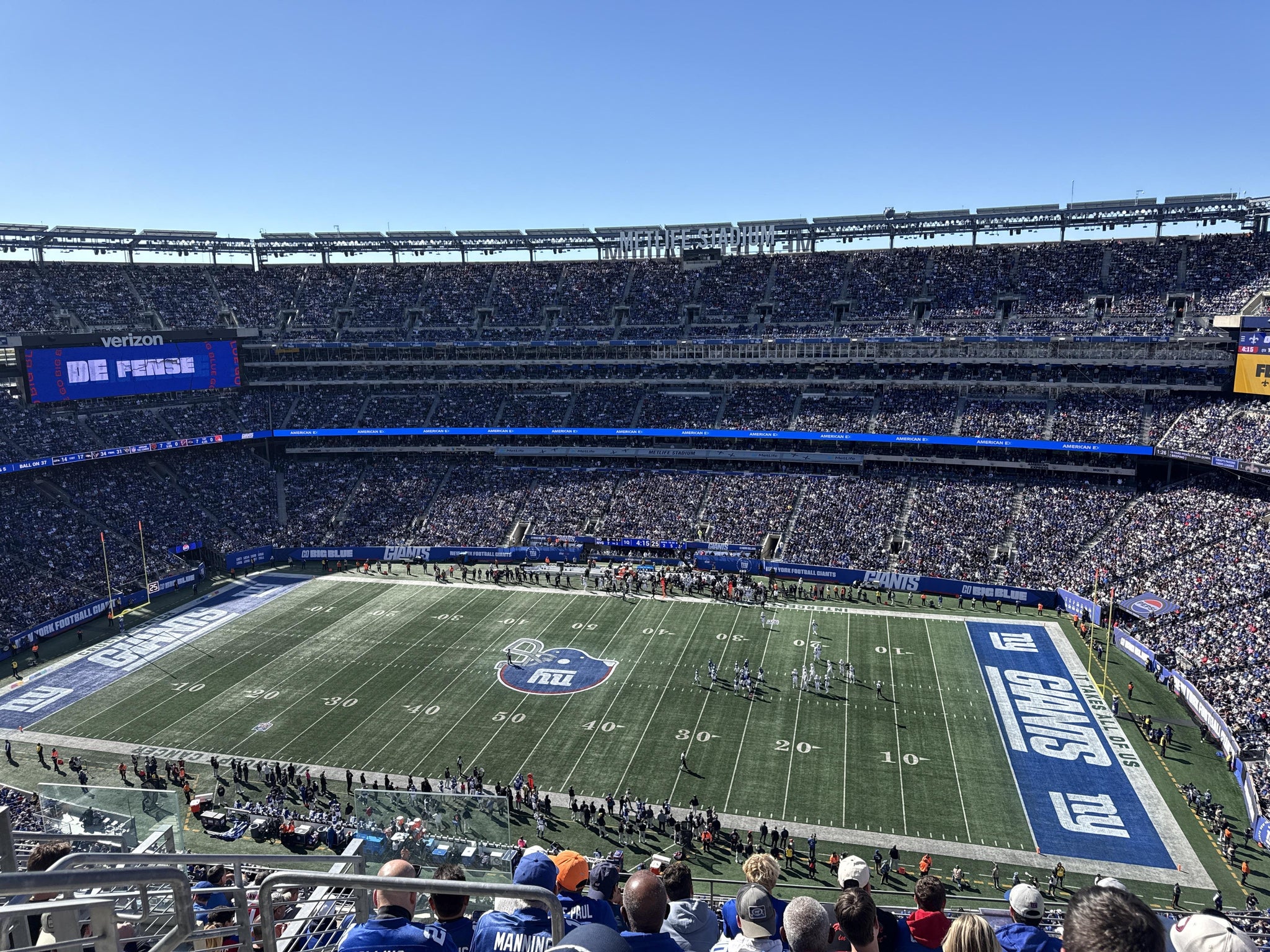 Real Fan View taken from Section 311 at MetLife Stadium by Michael F