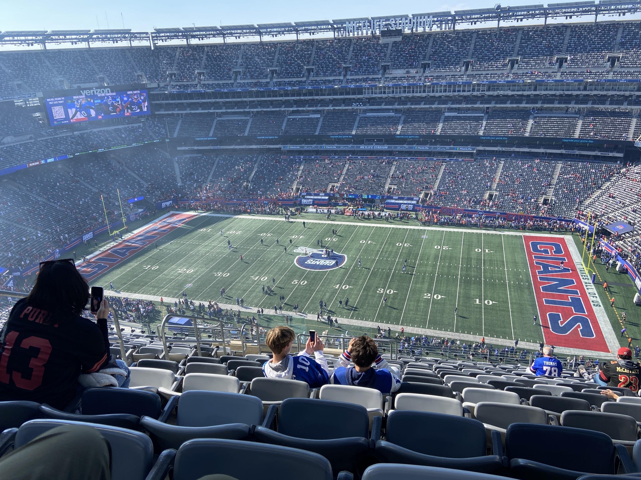 Real Fan View taken from Section 311 at MetLife Stadium by Ariana A