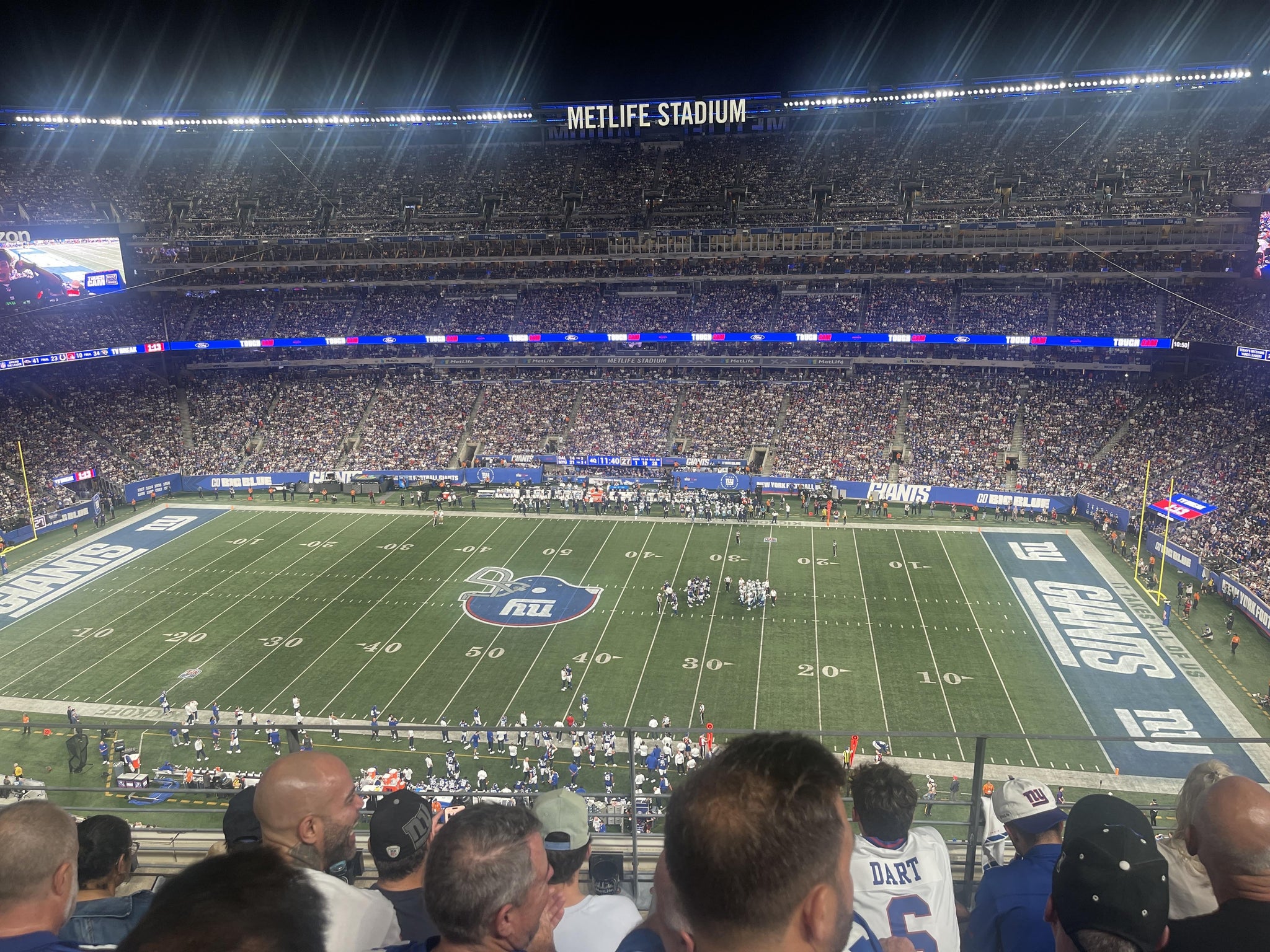 Real Fan View taken from Section 312 at MetLife Stadium by Nia H