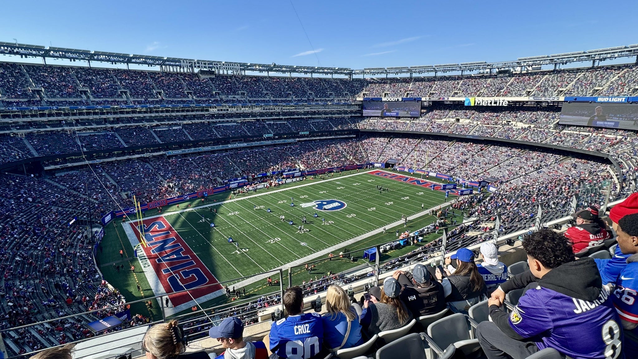Real Fan View taken from Section 318 at MetLife Stadium by Chris B