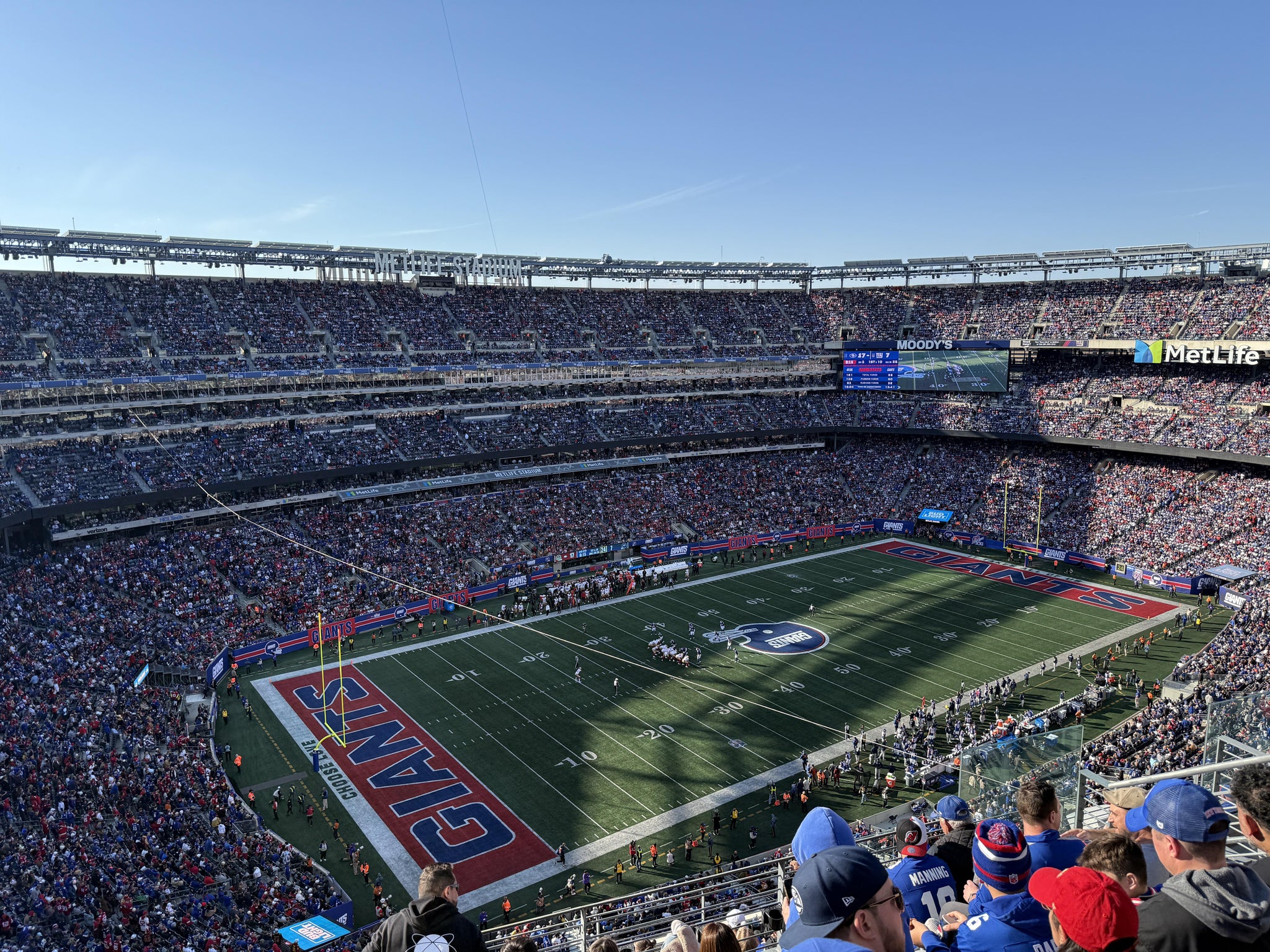 Real Fan View taken from Section 319 at MetLife Stadium by Peter B