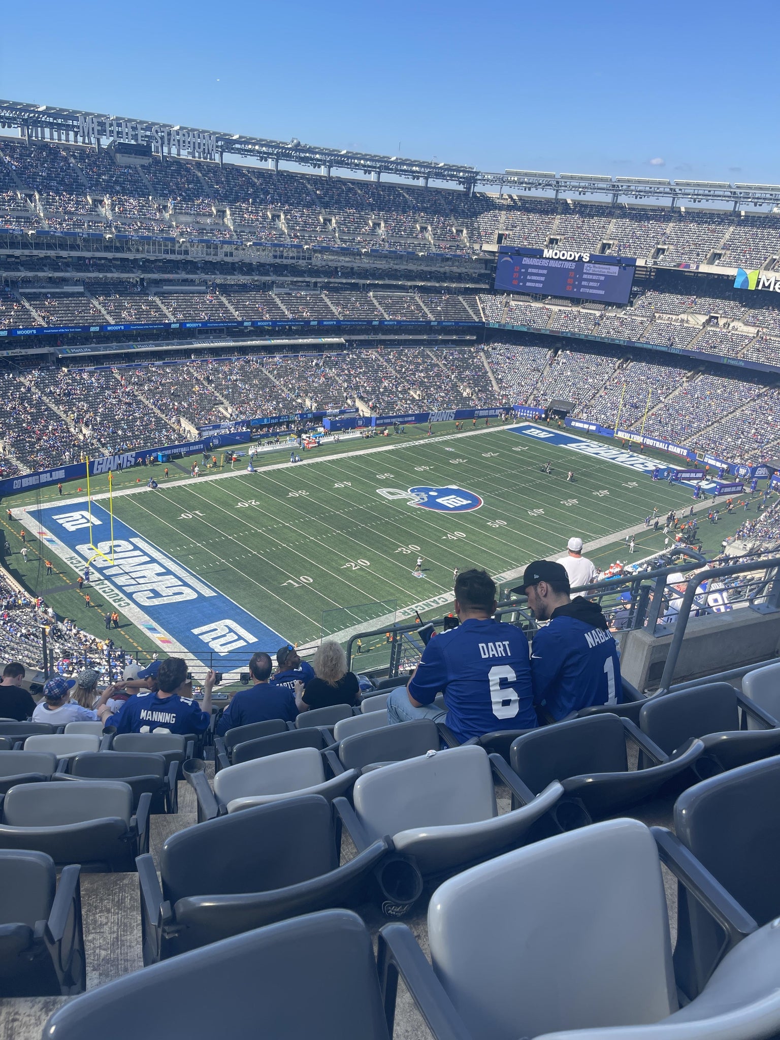 Real Fan View taken from Section 320 at MetLife Stadium by Marcos M
