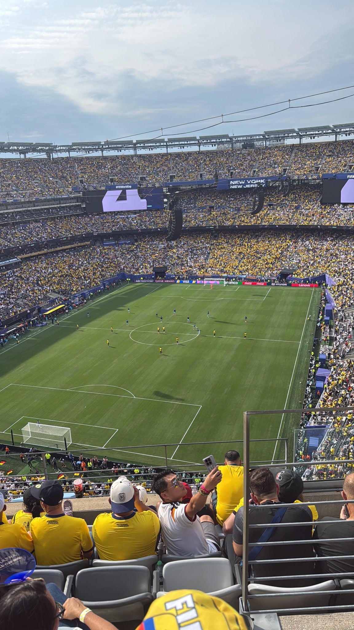 Real Fan View taken from Section 323 at MetLife Stadium by Frank P
