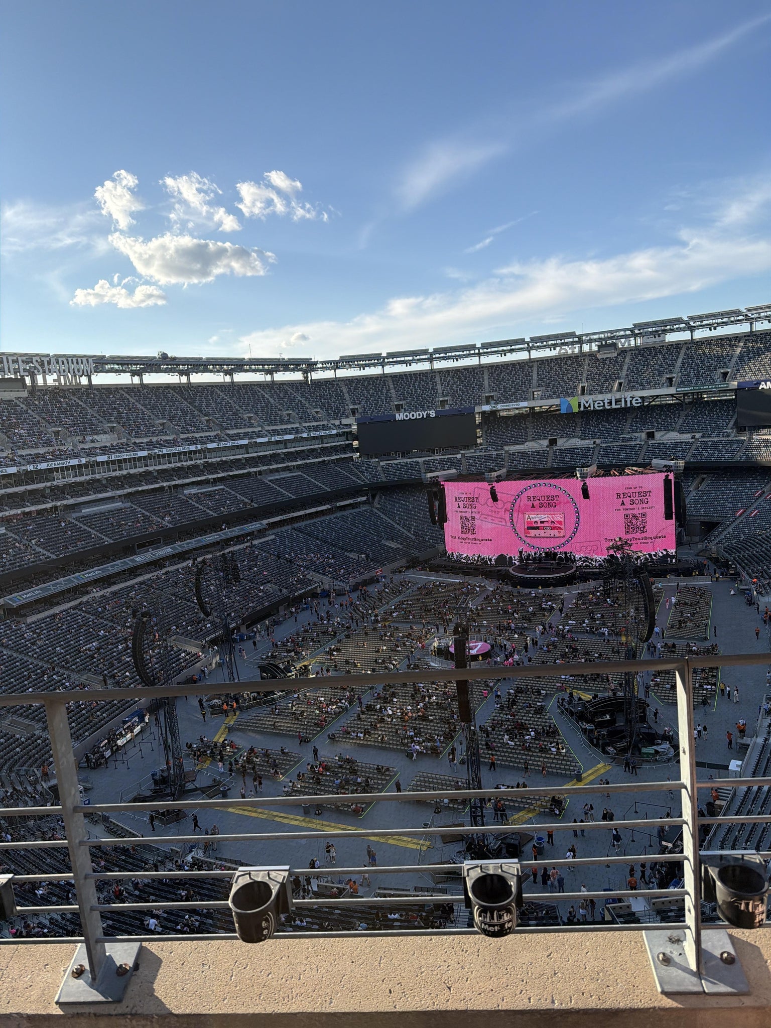 Real Fan View taken from Section 323 at MetLife Stadium by Barbara S
