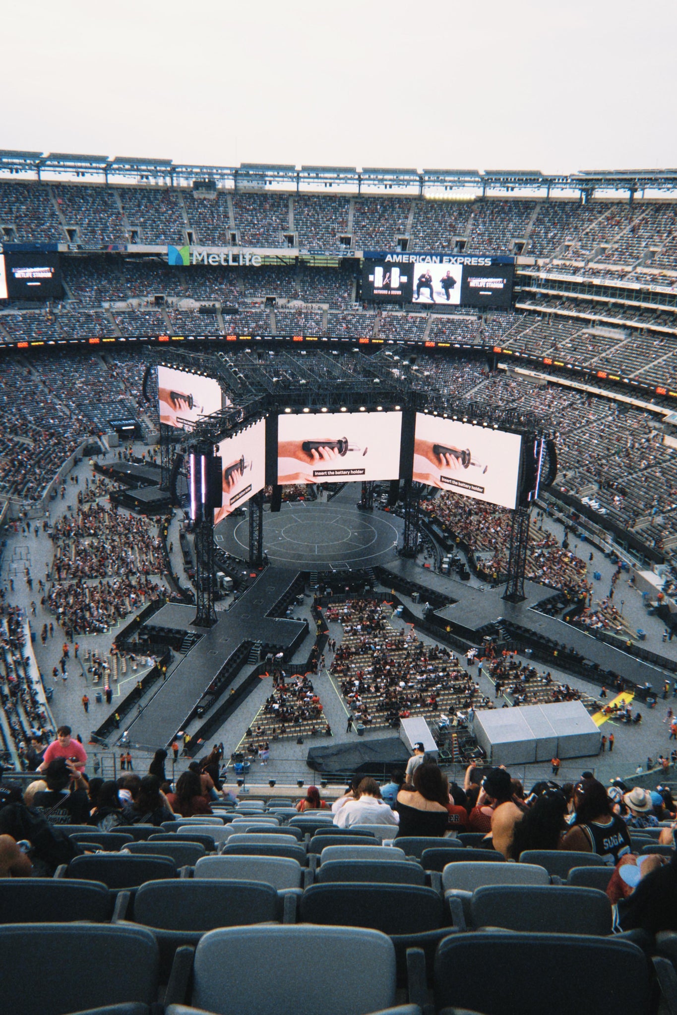 Real Fan View taken from Section 327 at MetLife Stadium by Maria eugenia S