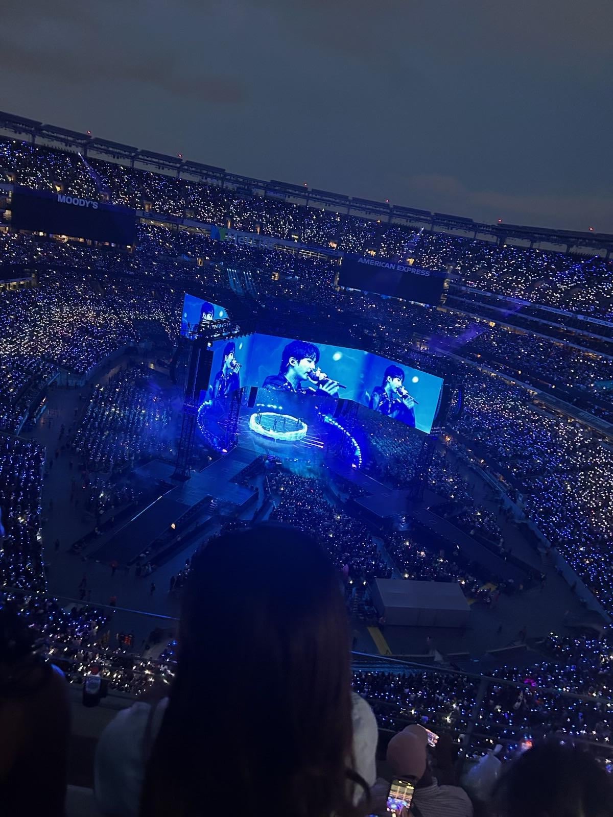 Real Fan View taken from Section 328 at MetLife Stadium by Evelyn G
