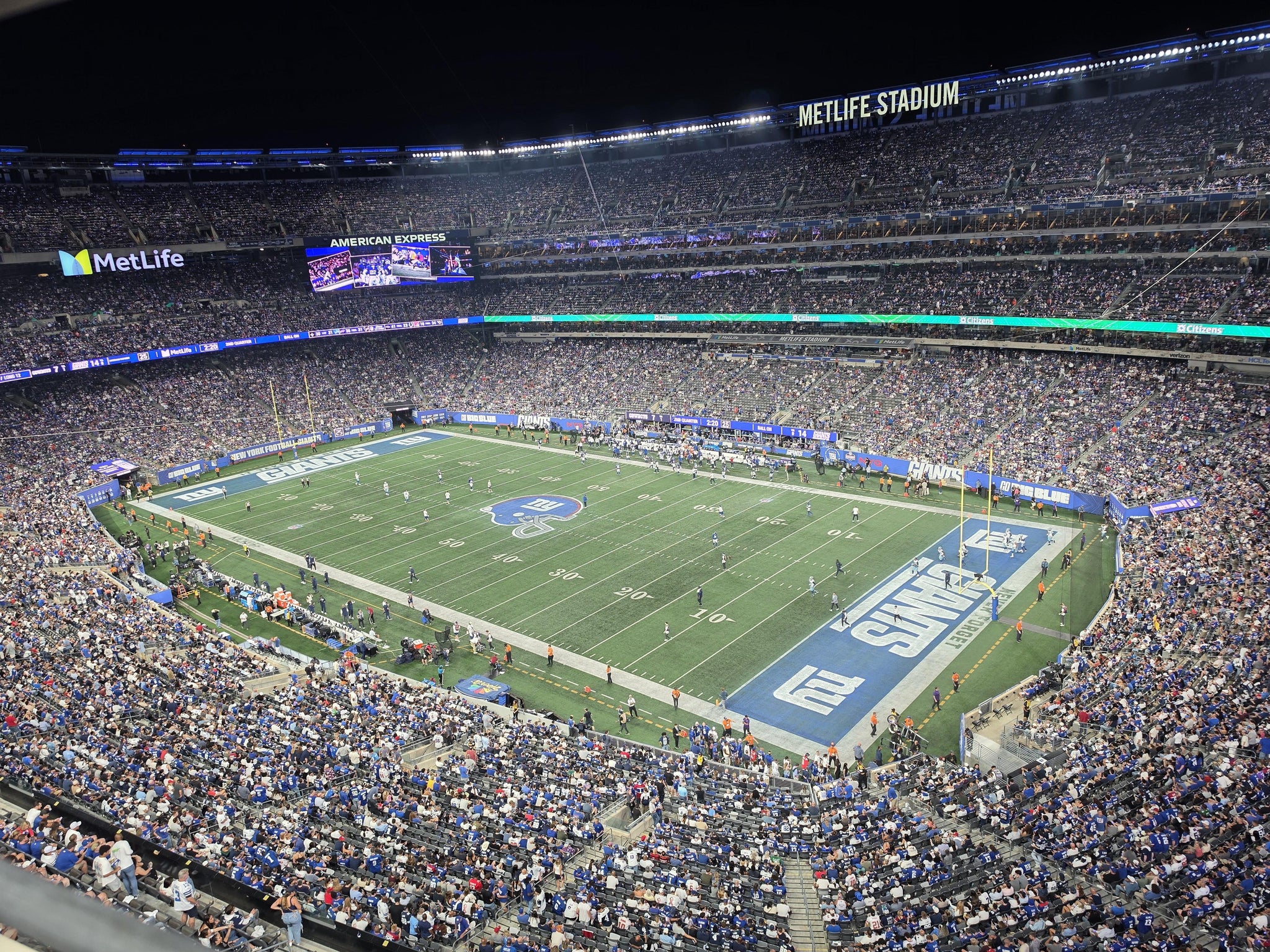 Real Fan View taken from Section 333 at MetLife Stadium by Kyle W