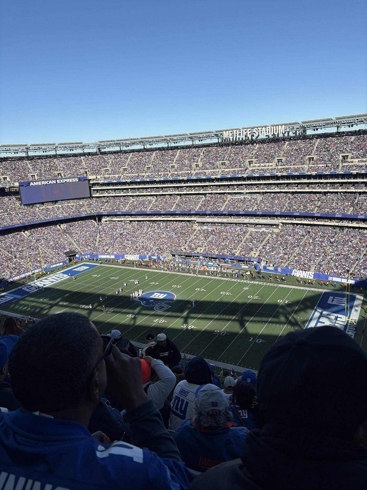 Real Fan View taken from Section 334 at MetLife Stadium by James J