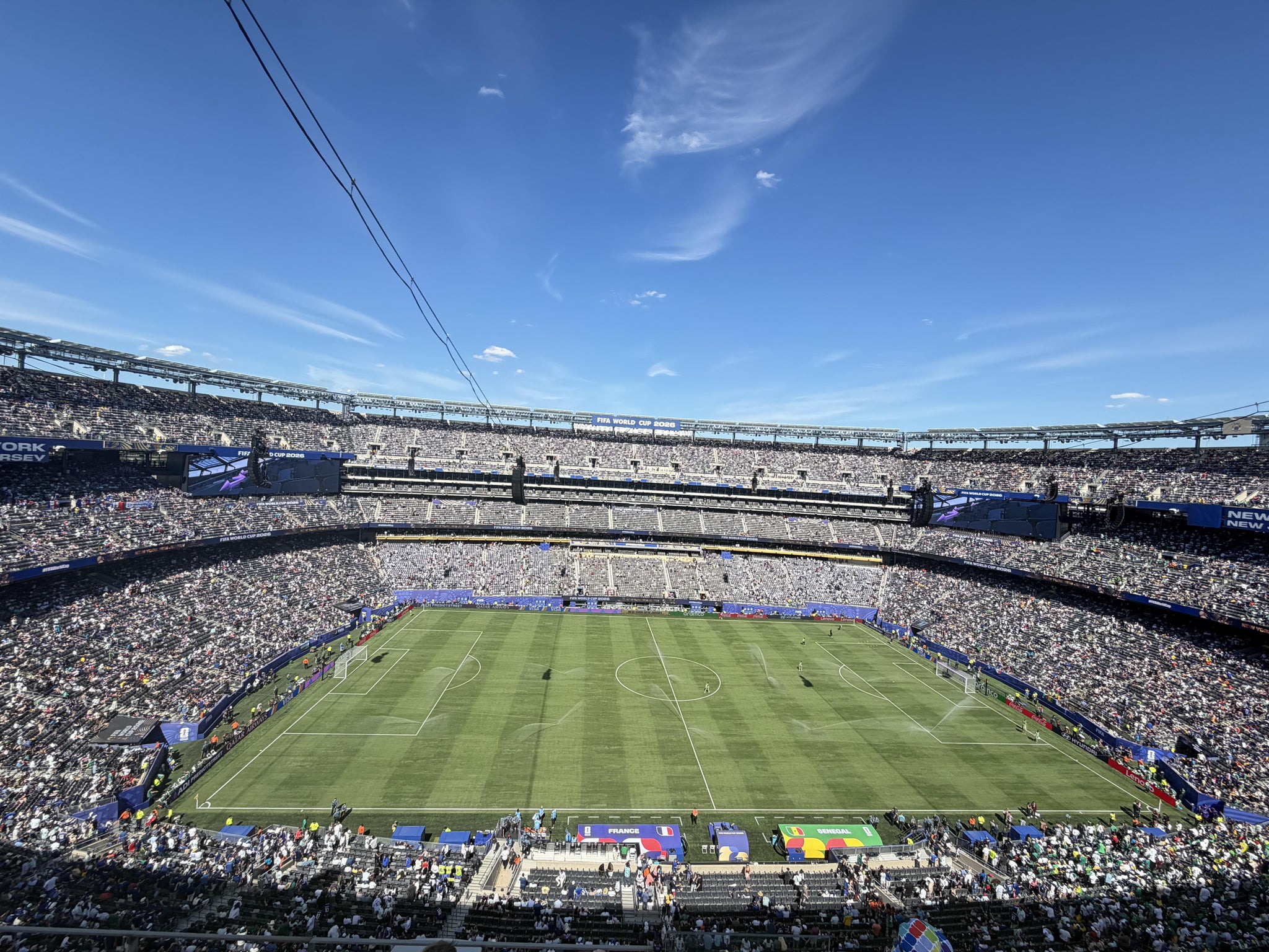 Vue réelle des fans prise de la Section 340 au site MetLife Stadium par Voon hon Y