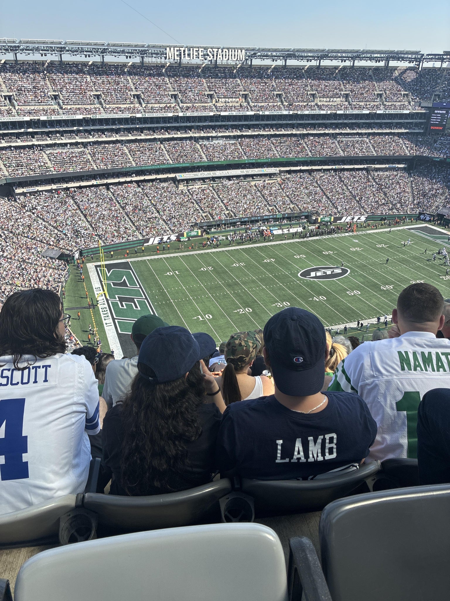 Real Fan View taken from Section 343 at MetLife Stadium by Anya K