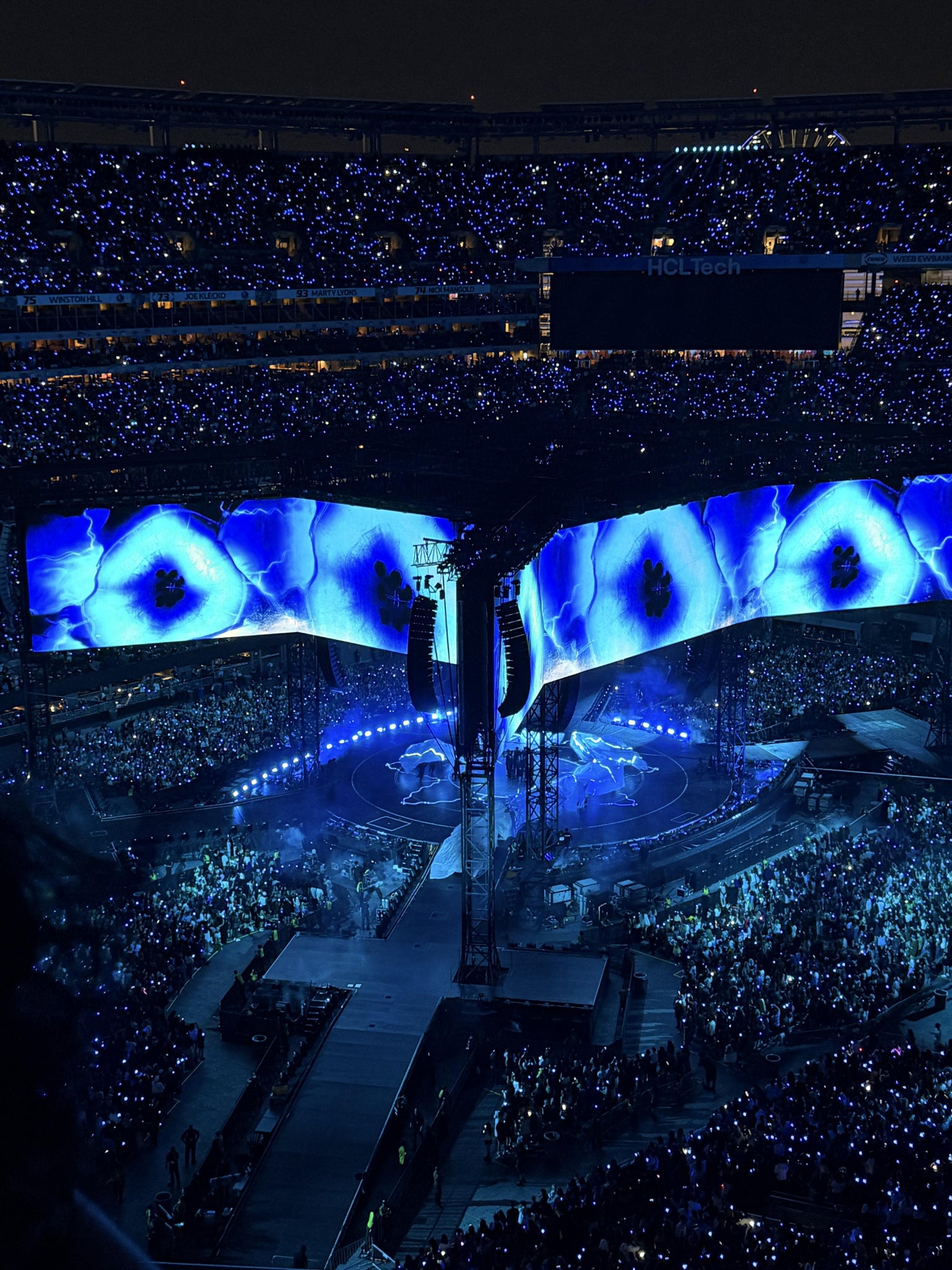 Real Fan View taken from Section 345 at MetLife Stadium by Laura M