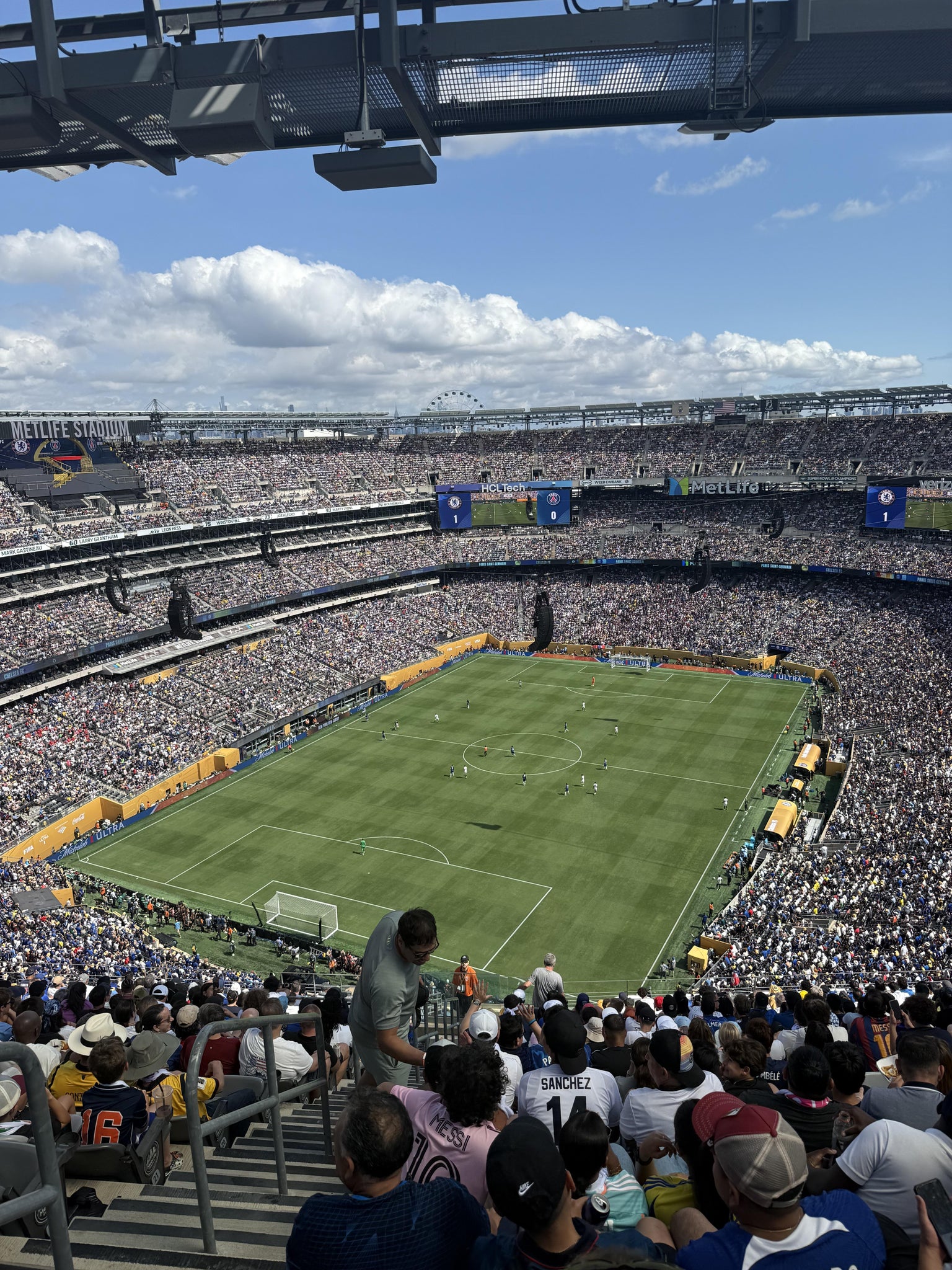 Real Fan View taken from Section 348 at MetLife Stadium by Salam A