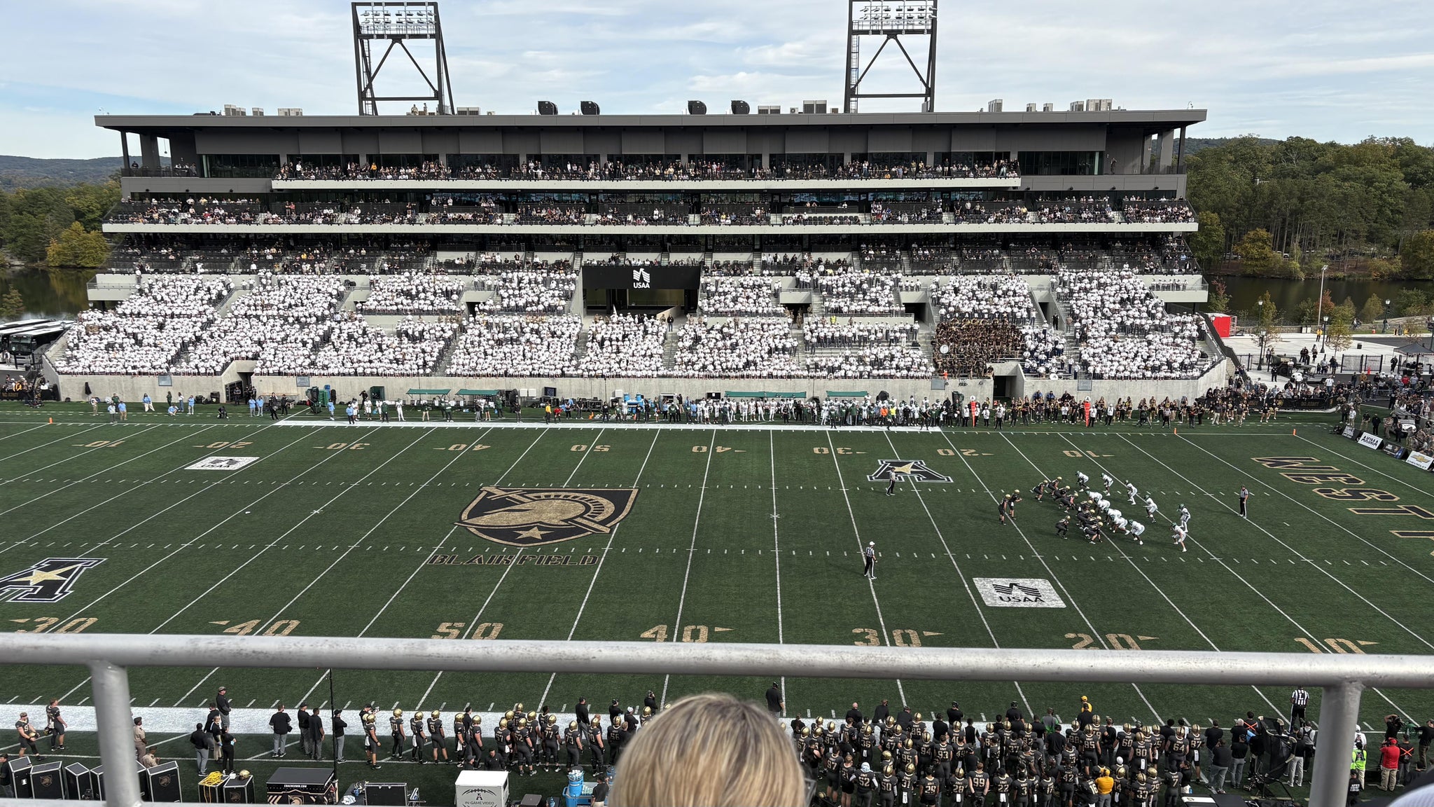 Real Fan View taken from Section 321 at Michie Stadium by Clarence B