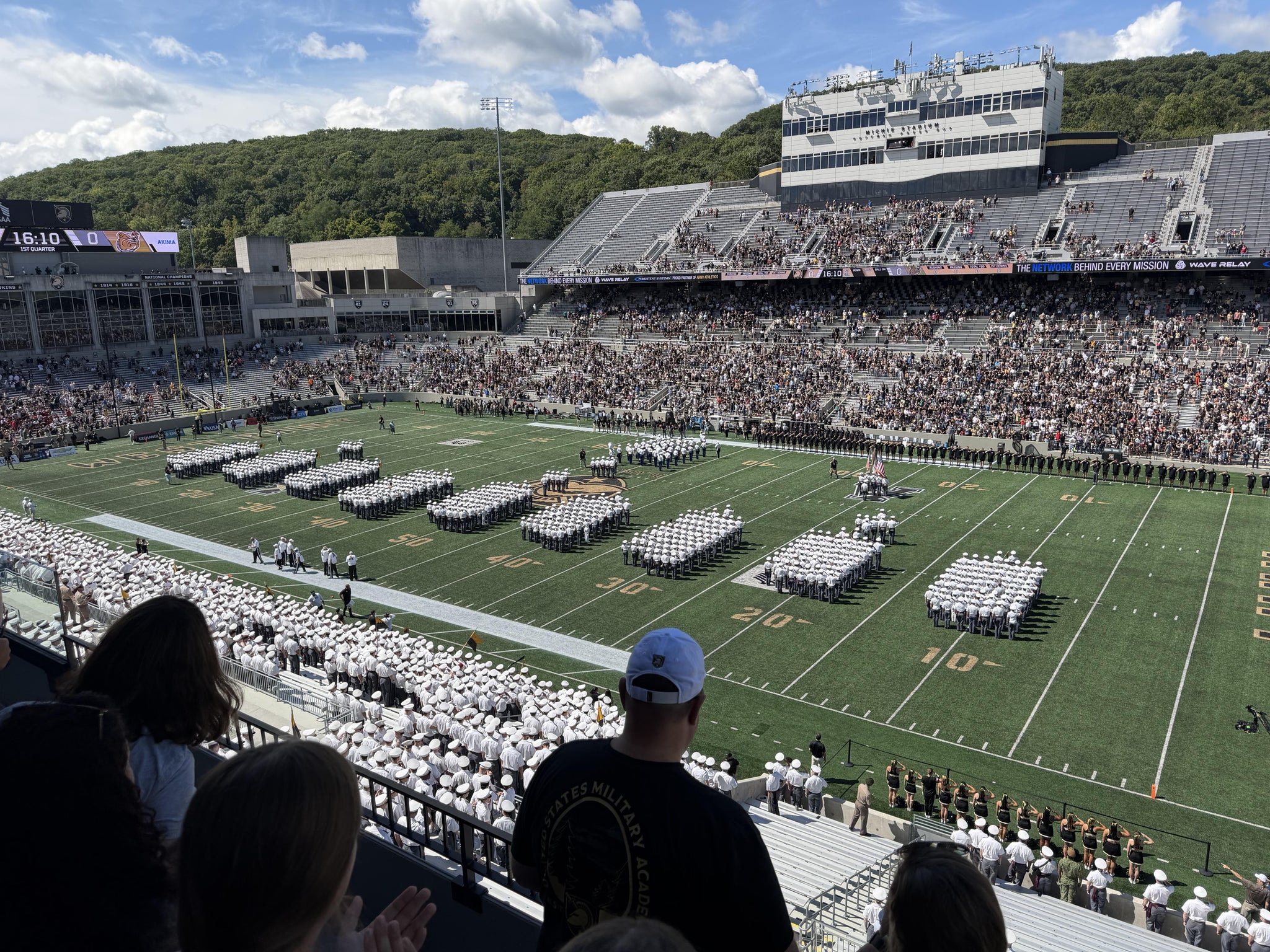 Vue réelle des fans prise de la Healybc 2 au site Michie Stadium par Anonymous User