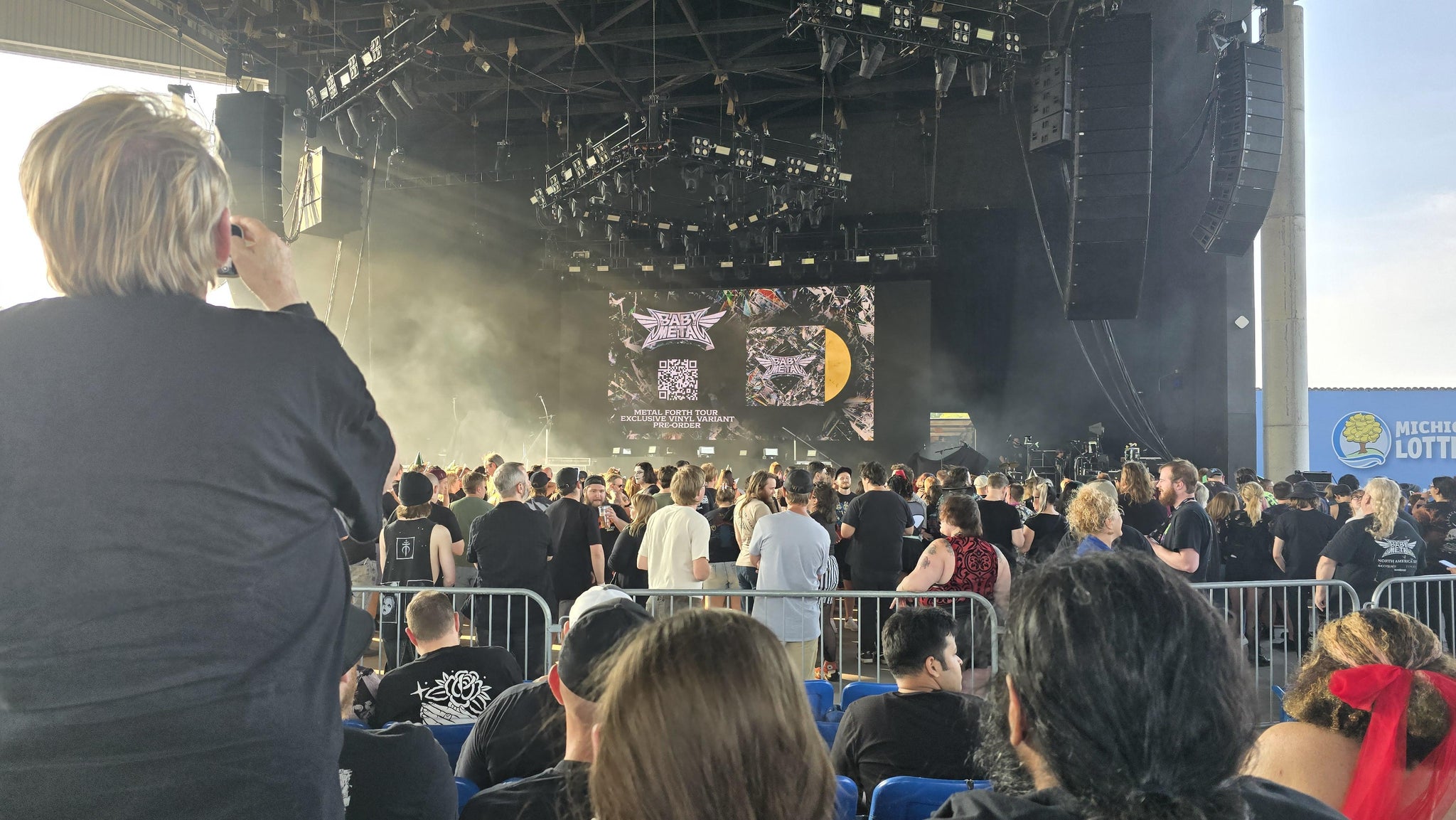 Real Fan View taken from Orchestra 200 B at Michigan Lottery Amphitheatre at Freedom Hill by Dharamjit s R