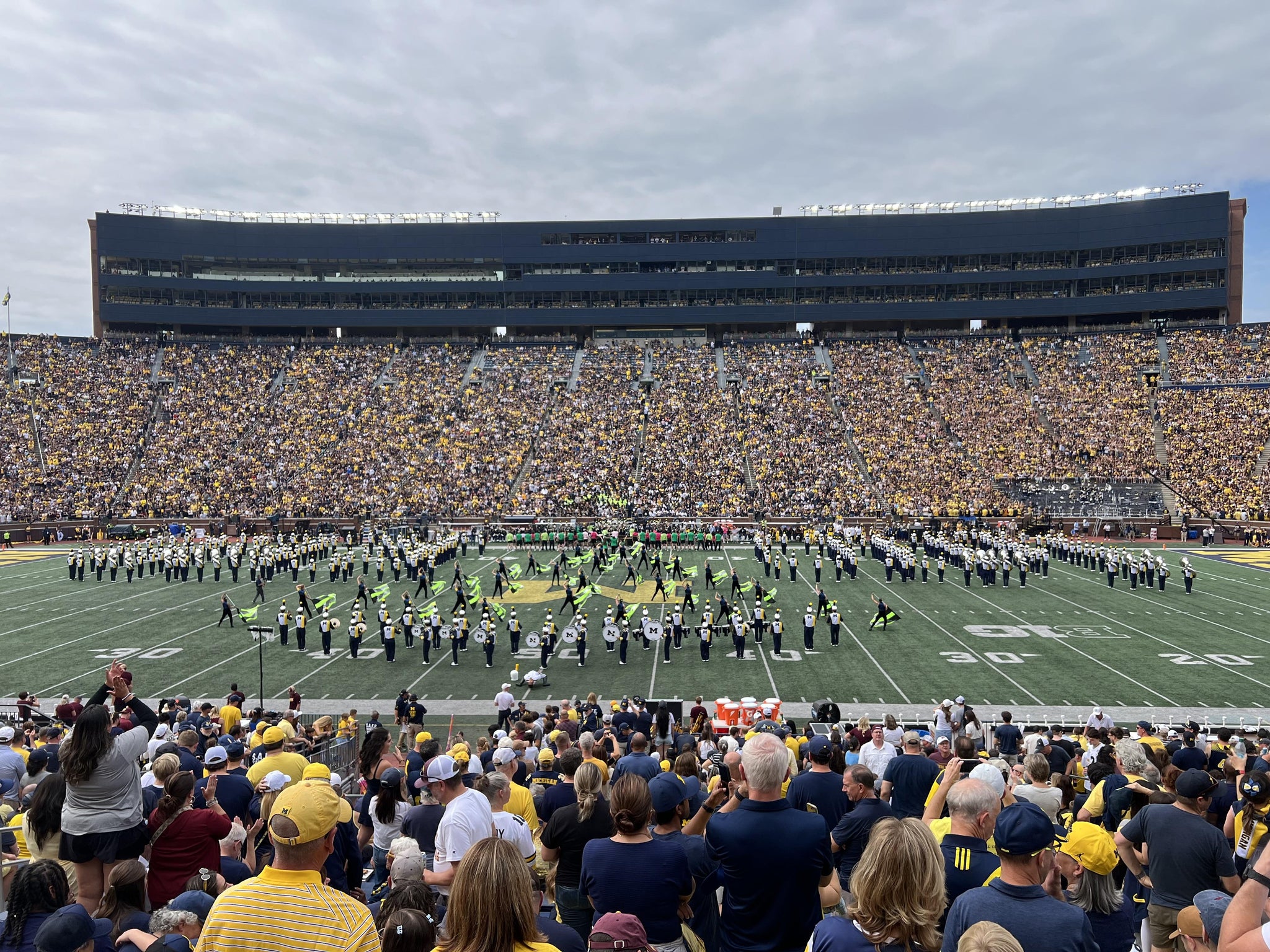 Real Fan View taken from Section 1 at Michigan Stadium by Danny H