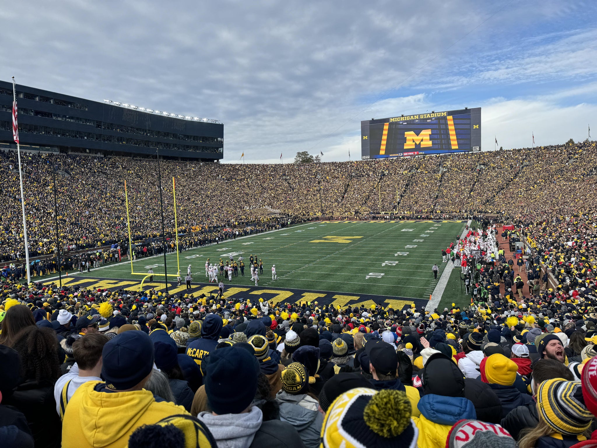 Real Fan View taken from Section 10 at Michigan Stadium by Stephen H