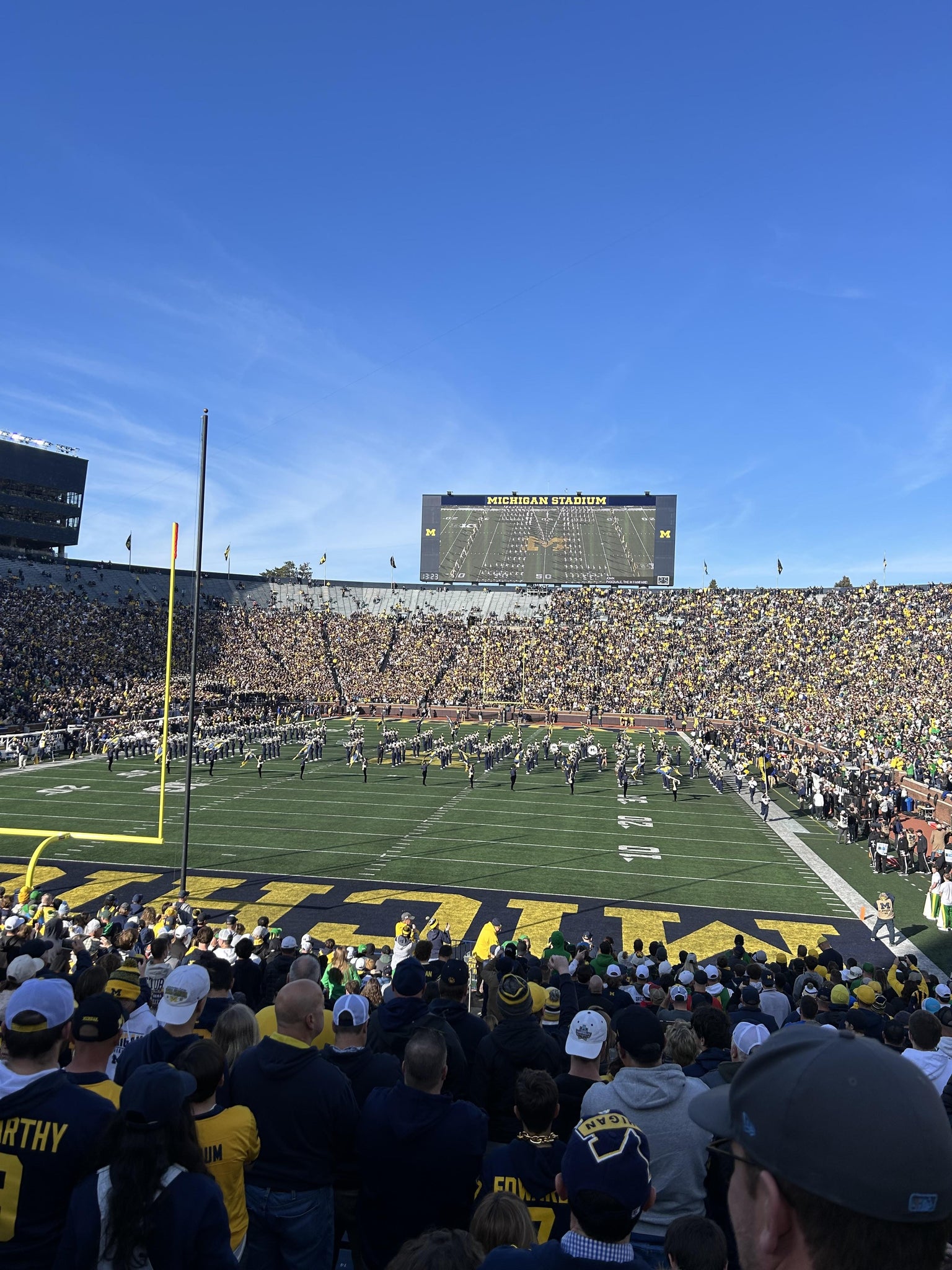 Real Fan View taken from Section 11 at Michigan Stadium by Anonymous User