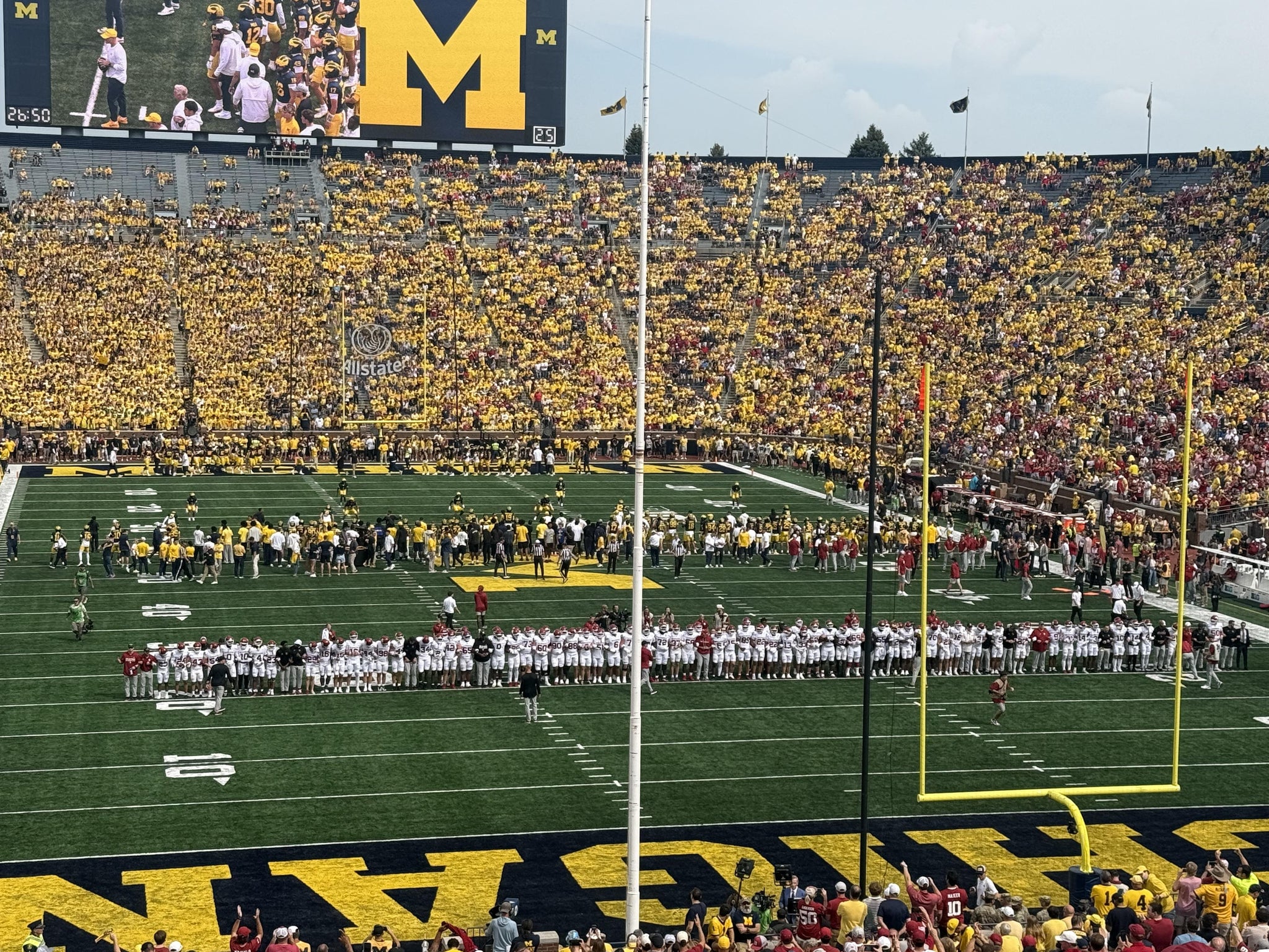 Real Fan View taken from Section 14 at Michigan Stadium by Lisa R