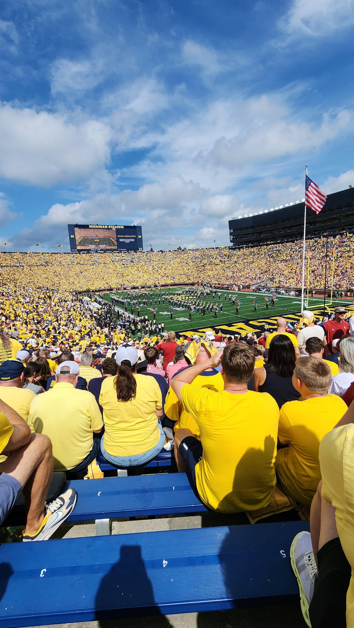 Real Fan View taken from Section 15 at Michigan Stadium by Alvaro M