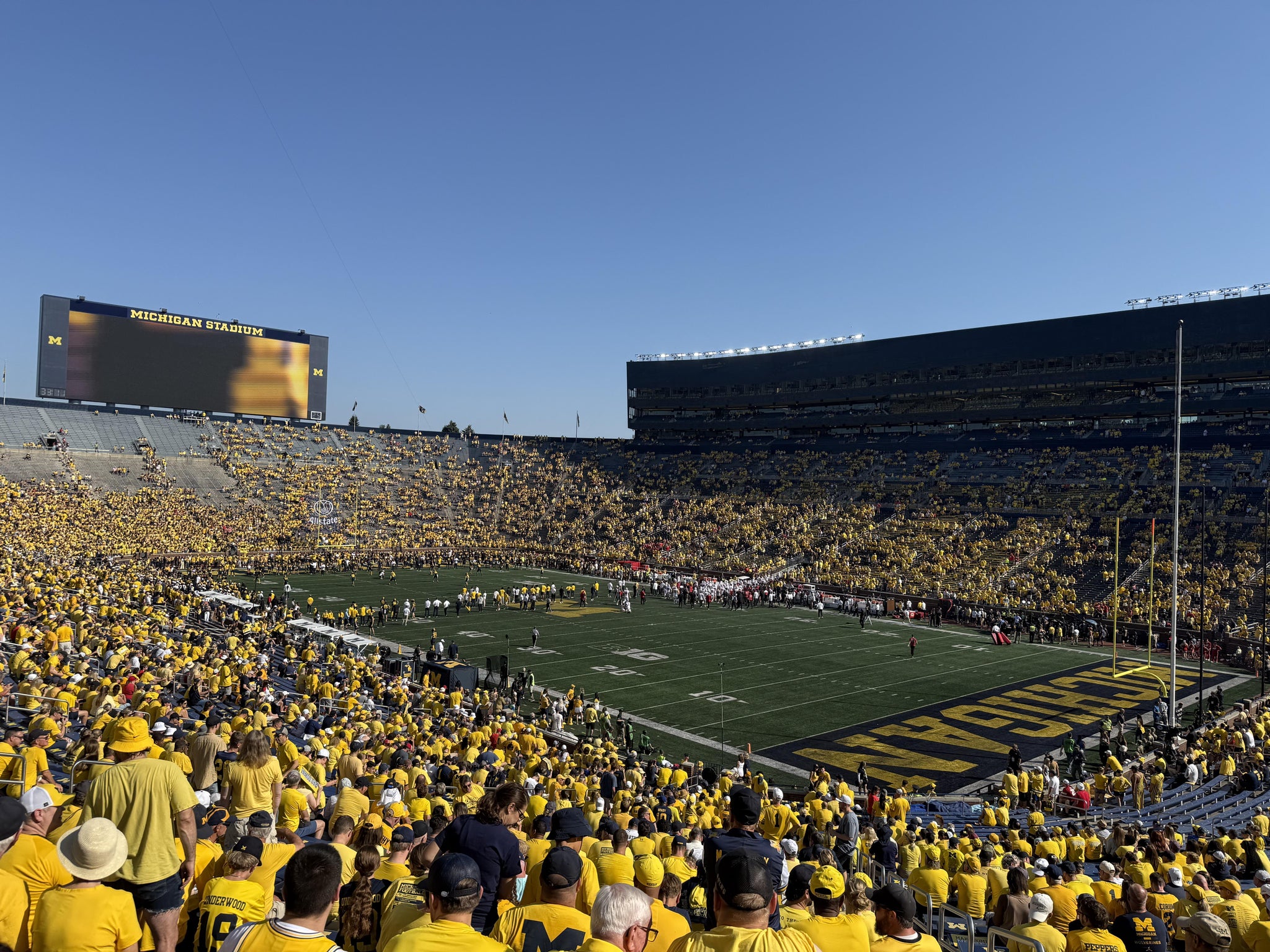 Real Fan View taken from Section 17 at Michigan Stadium by Anonymous User