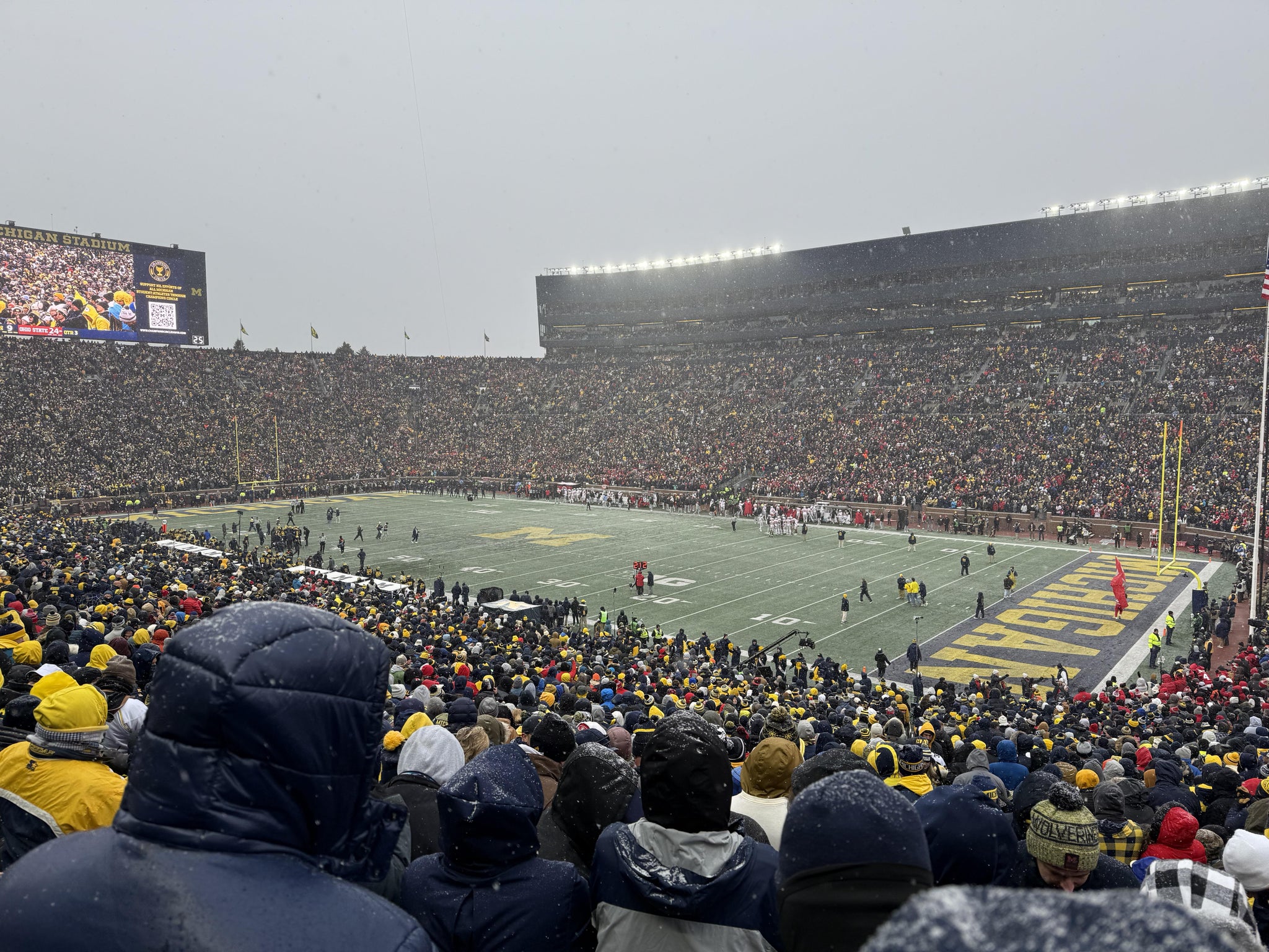 Real Fan View taken from Section 18 at Michigan Stadium by Ryan R