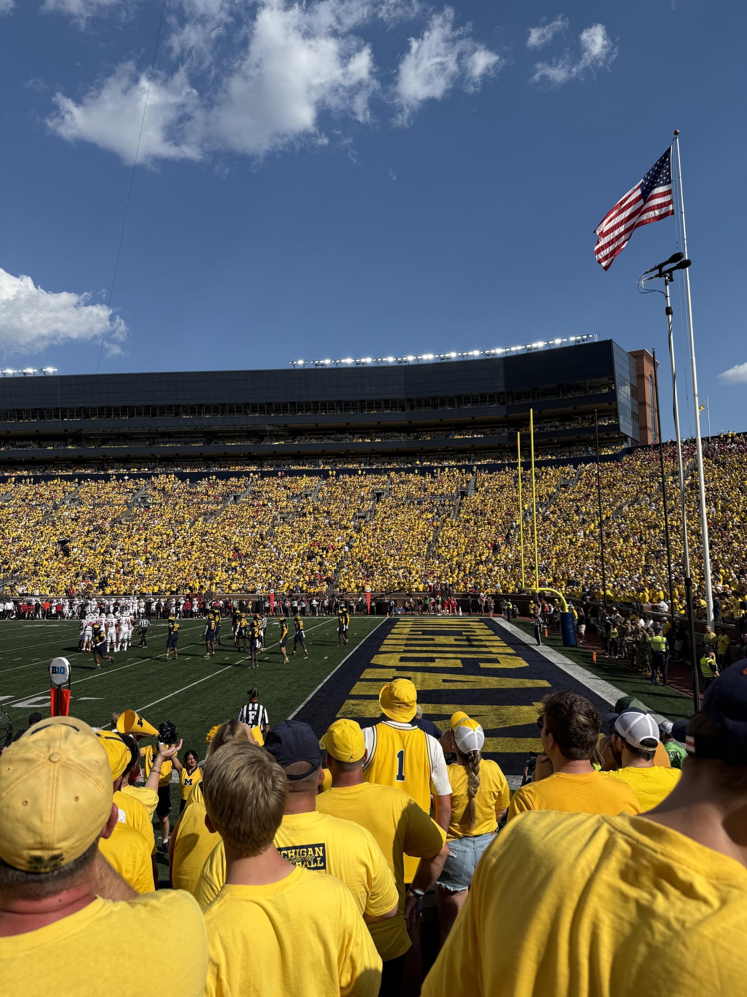 Real Fan View taken from Section 18 at Michigan Stadium by Anonymous User
