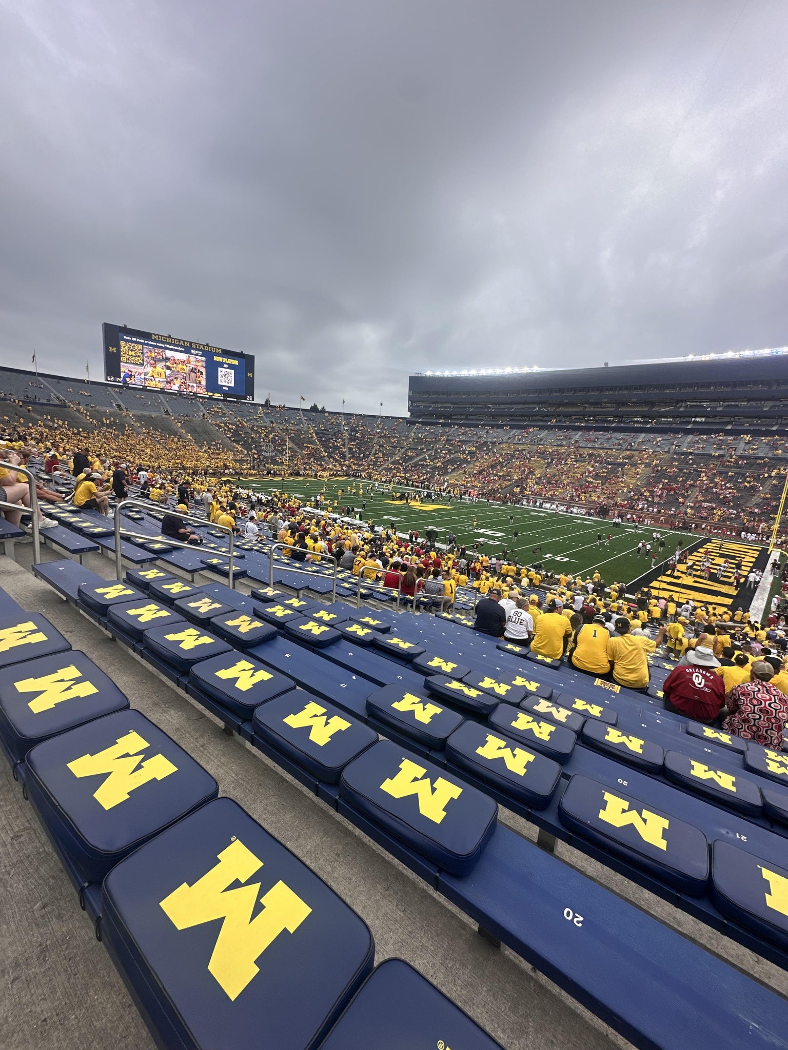 Real Fan View taken from Section 19 at Michigan Stadium by Christian S