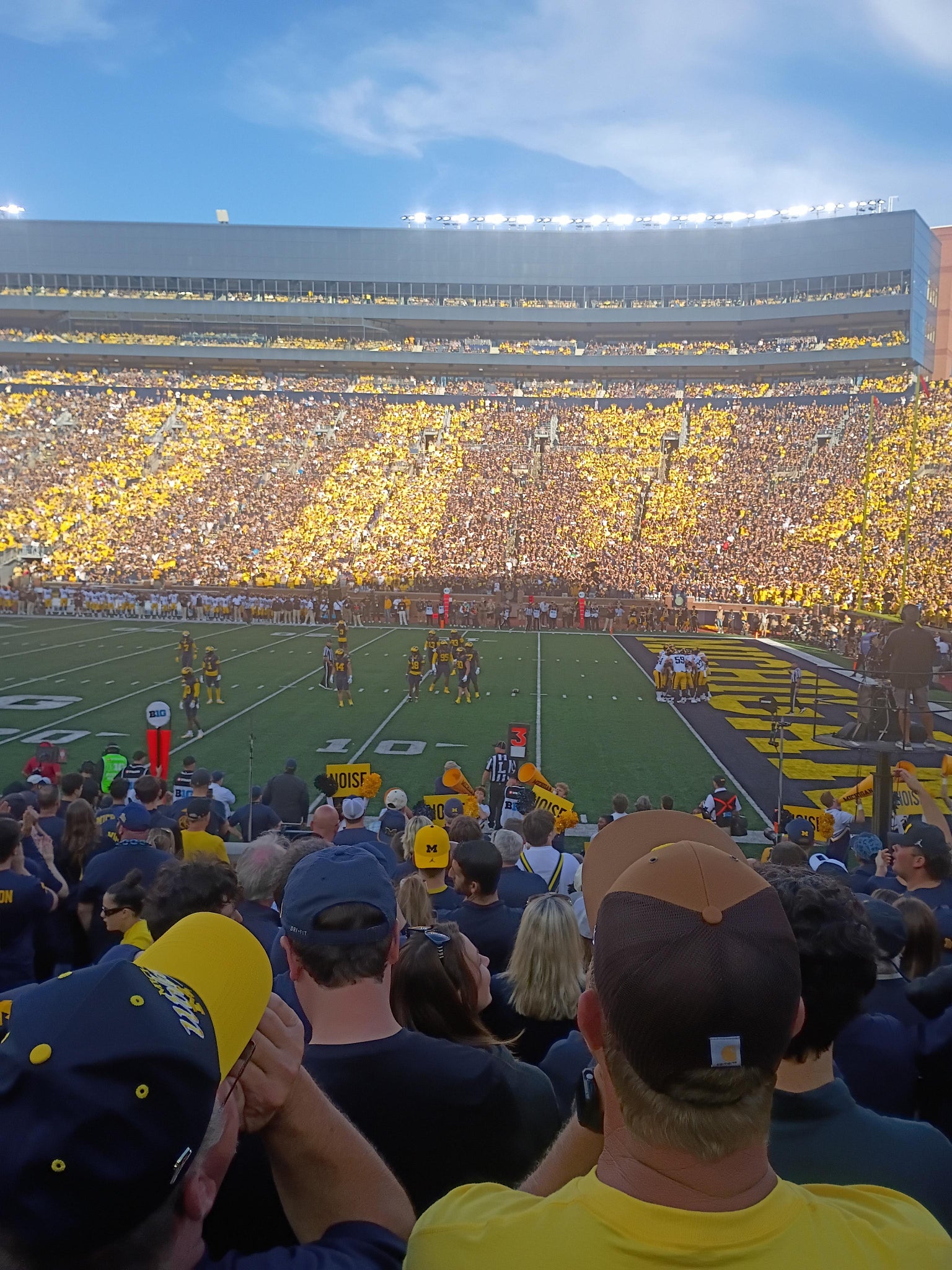 Real Fan View taken from Section 20 at Michigan Stadium by Jamie W