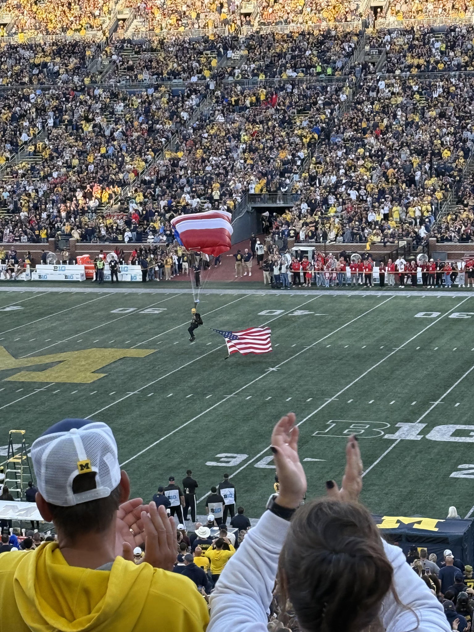 Real Fan View taken from Section 20 at Michigan Stadium by Saul S