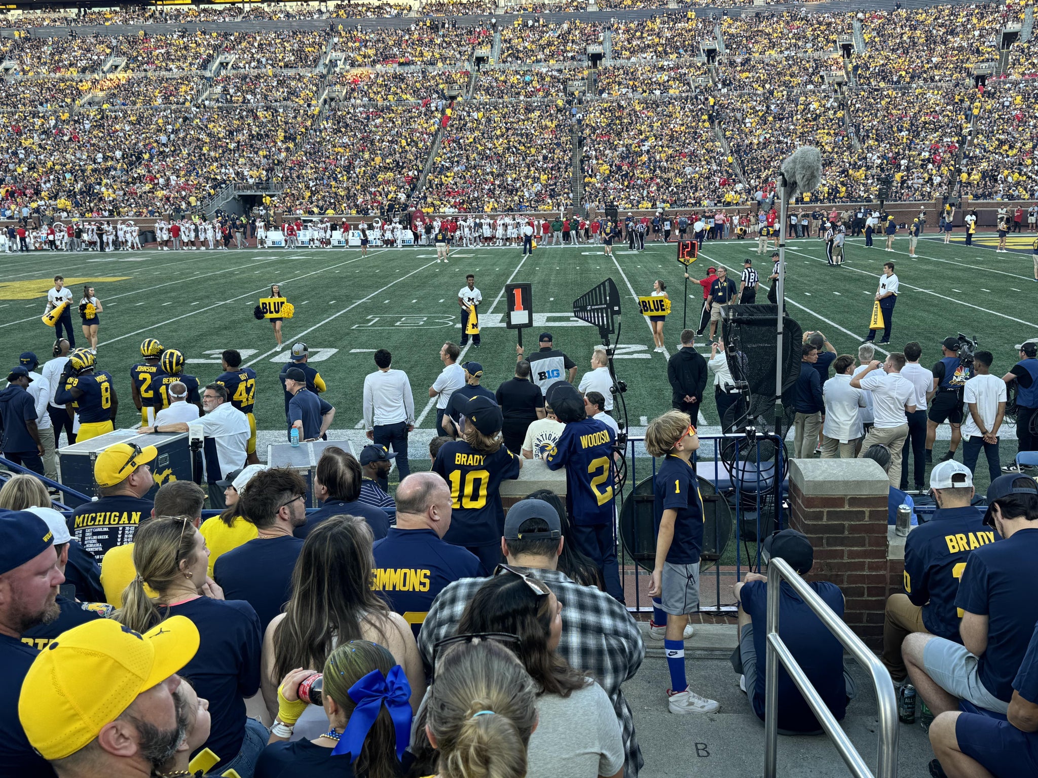 Real Fan View taken from Section 21 at Michigan Stadium by Jesse A