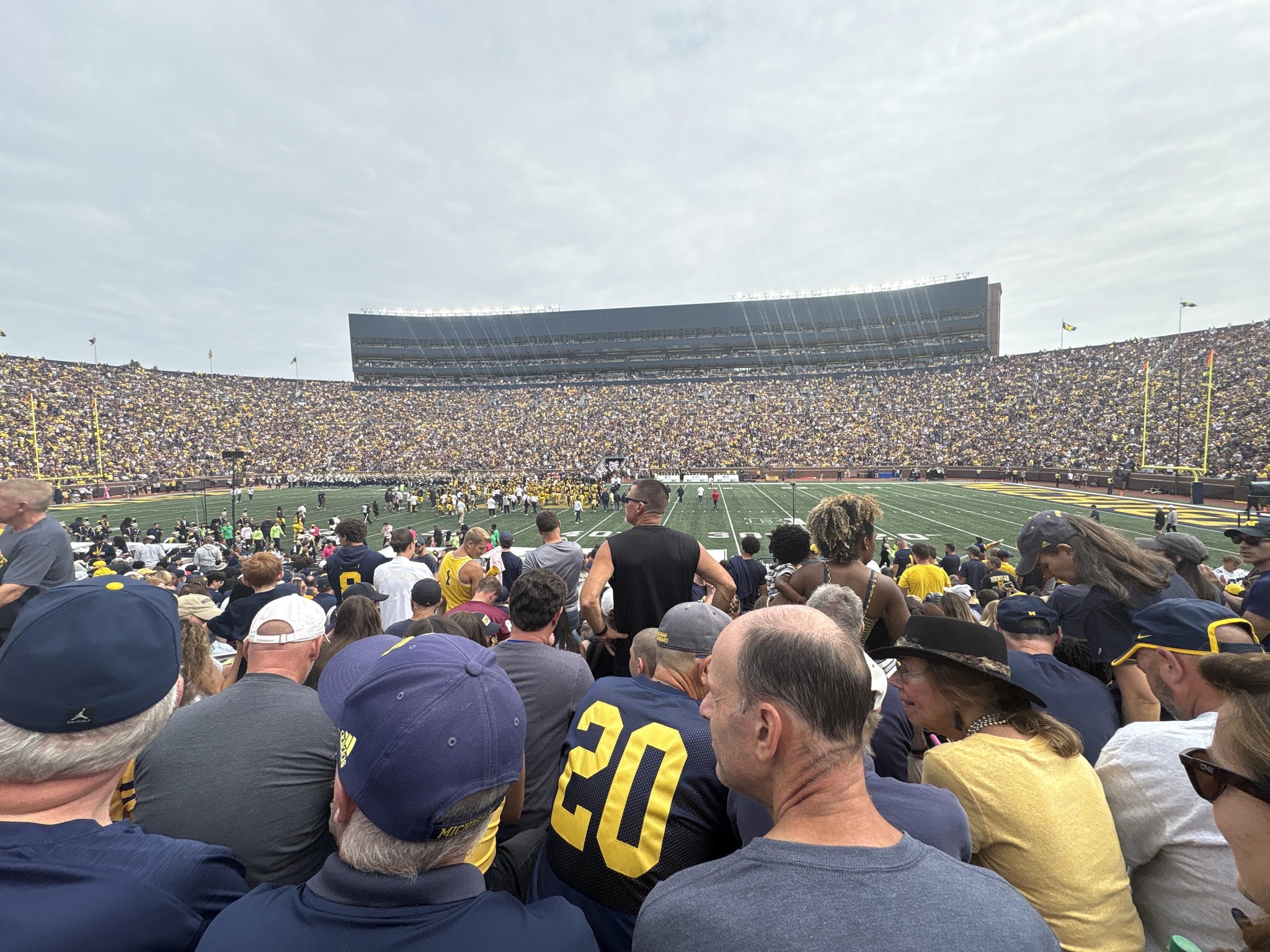 Real Fan View taken from Section 22 at Michigan Stadium by Jasmine W