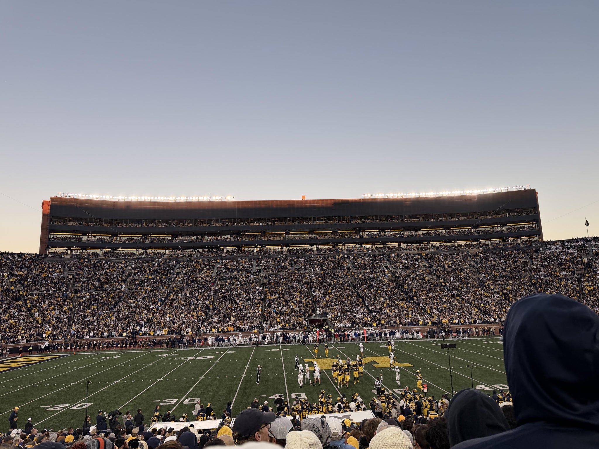 Real Fan View taken from Section 24 at Michigan Stadium by Alli G