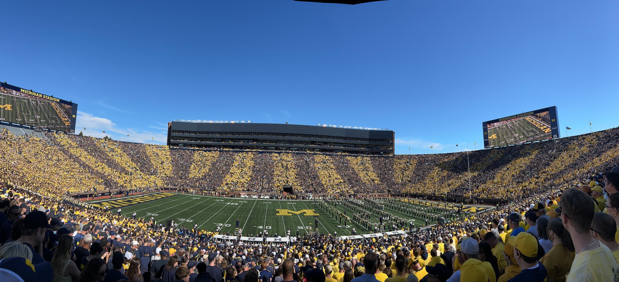 Real Fan View taken from Section 24 at Michigan Stadium by Megan W