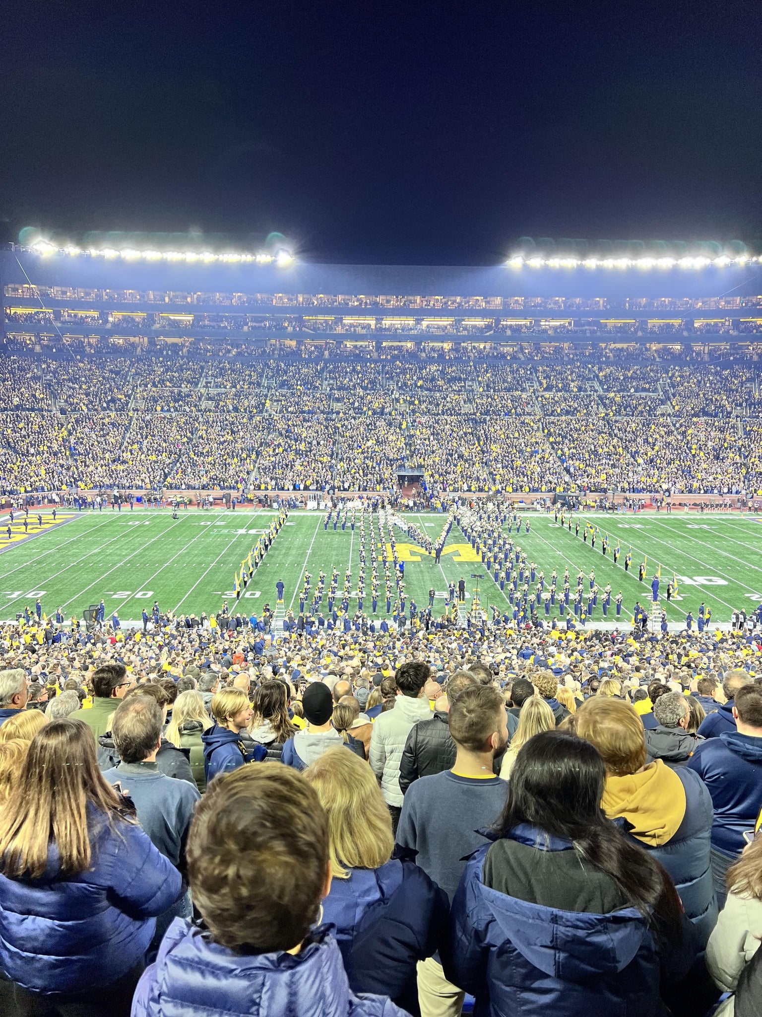 Real Fan View taken from Section 24 at Michigan Stadium by Pat D