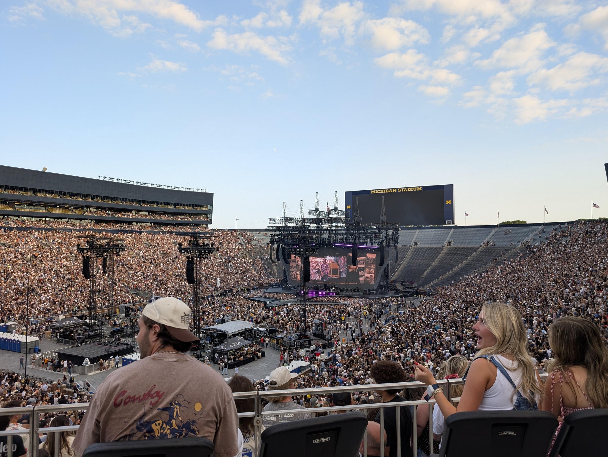 Real Fan View taken from Section 30 at Michigan Stadium by Nicole B