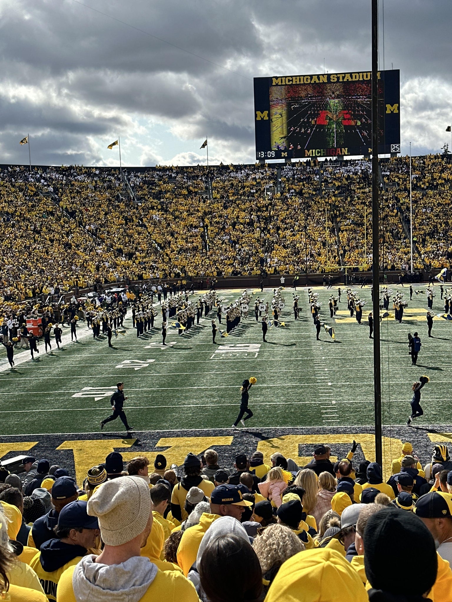 Real Fan View taken from Section 35 at Michigan Stadium by Deidra B