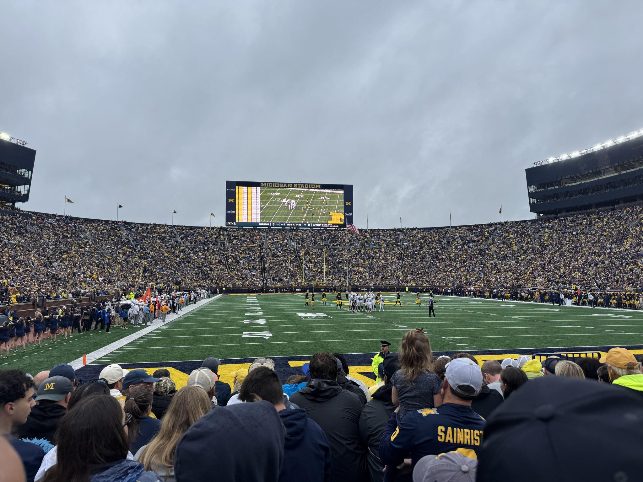 Real Fan View taken from Section 35 at Michigan Stadium by Connor T