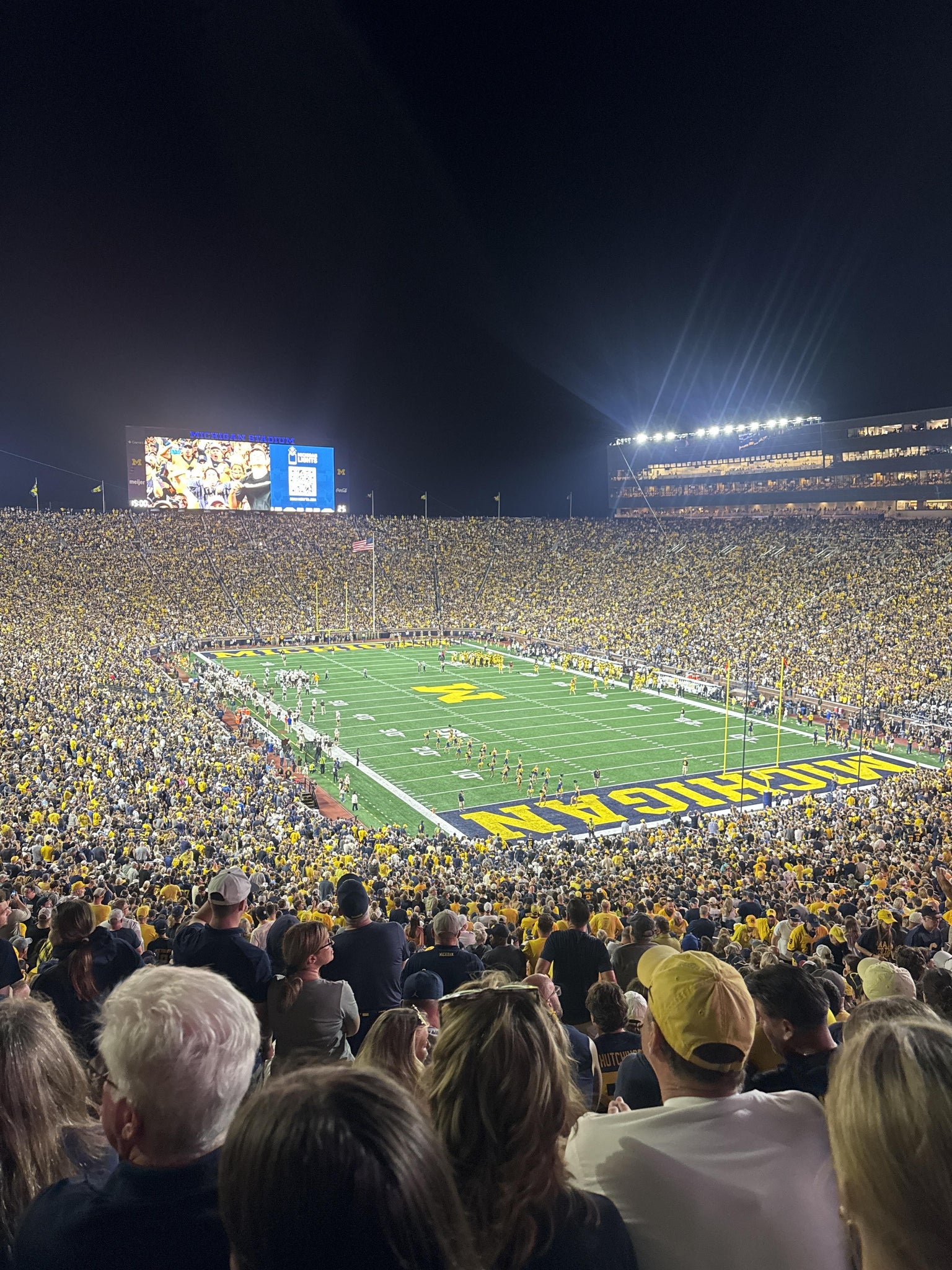 Real Fan View taken from Section 37 at Michigan Stadium by Bri C