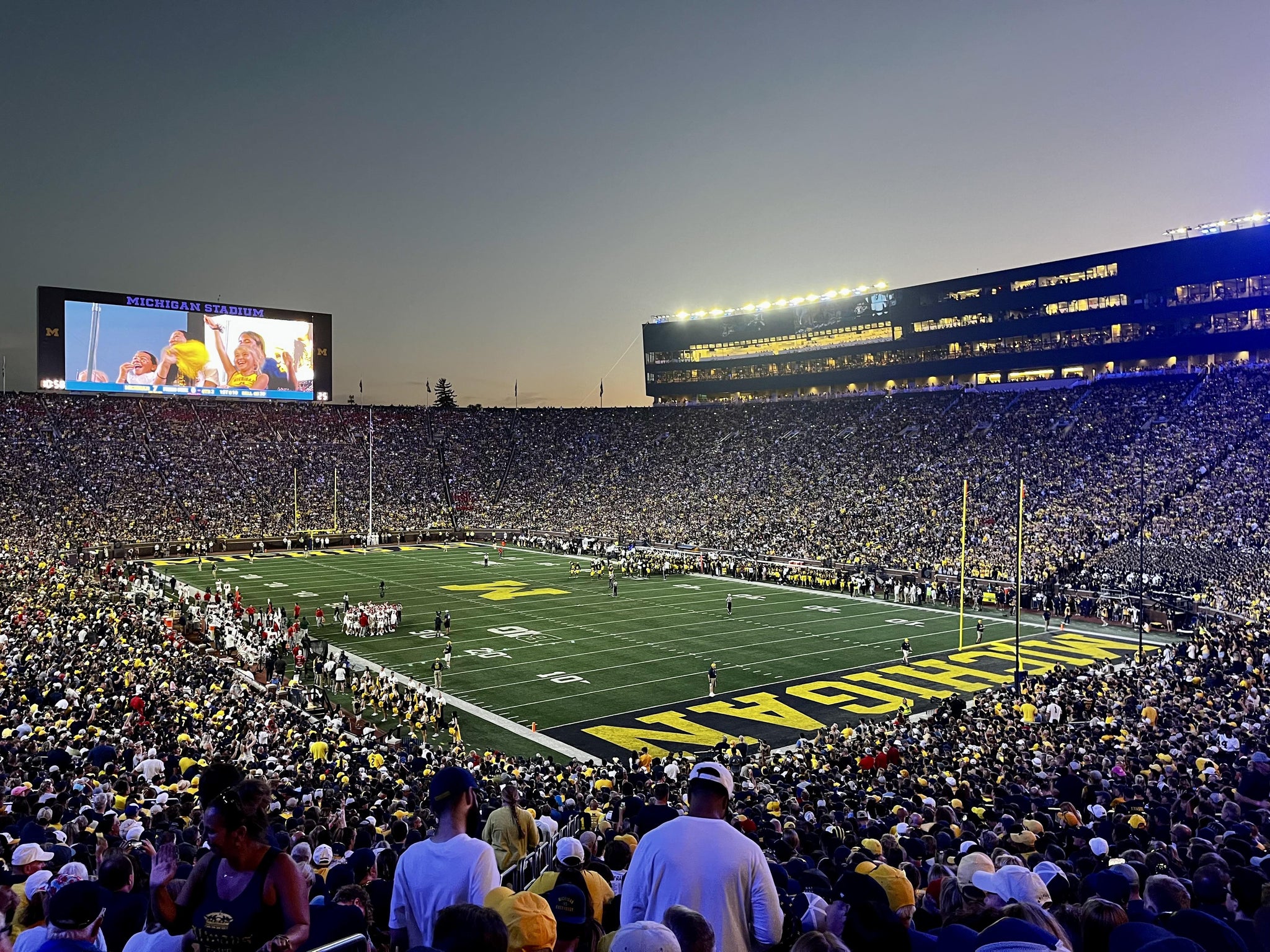 Real Fan View taken from Section 38 at Michigan Stadium by Anonymous User