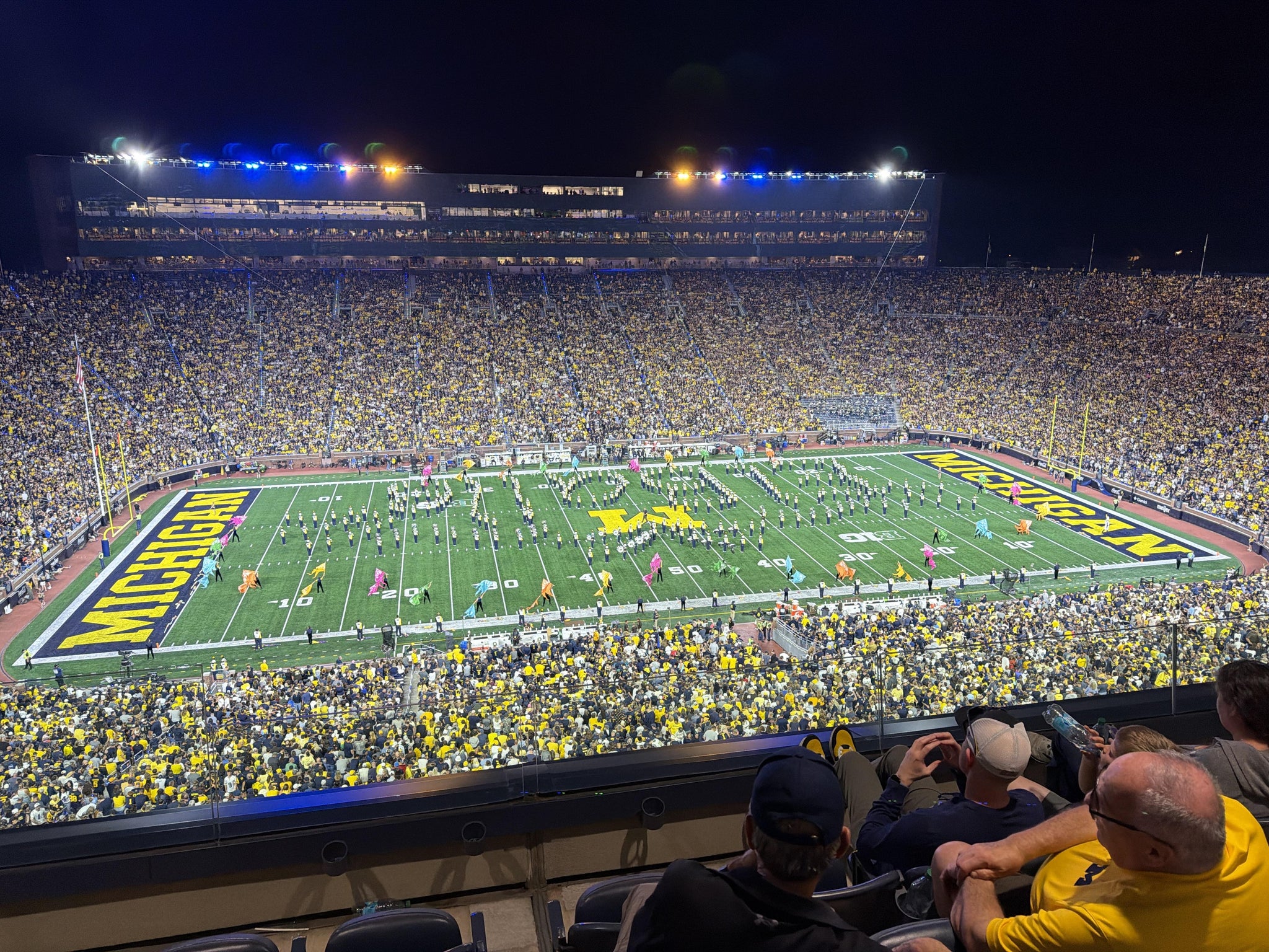 Real Fan View taken from Section 407 at Michigan Stadium by Tim J