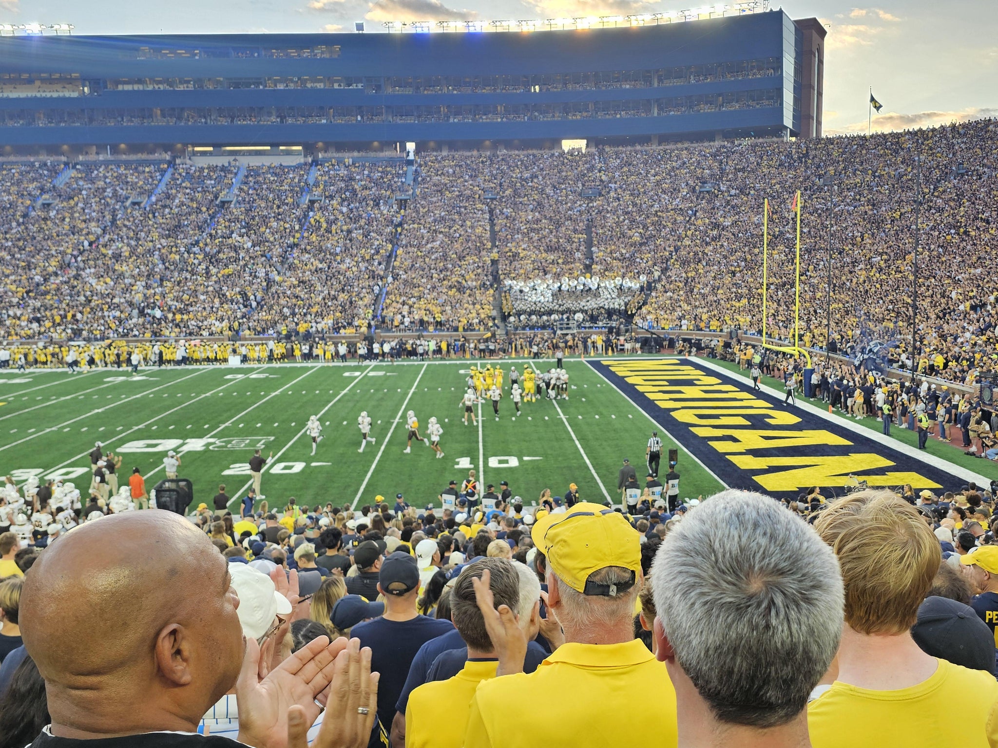 Real Fan View taken from Section 42 at Michigan Stadium by Tony R