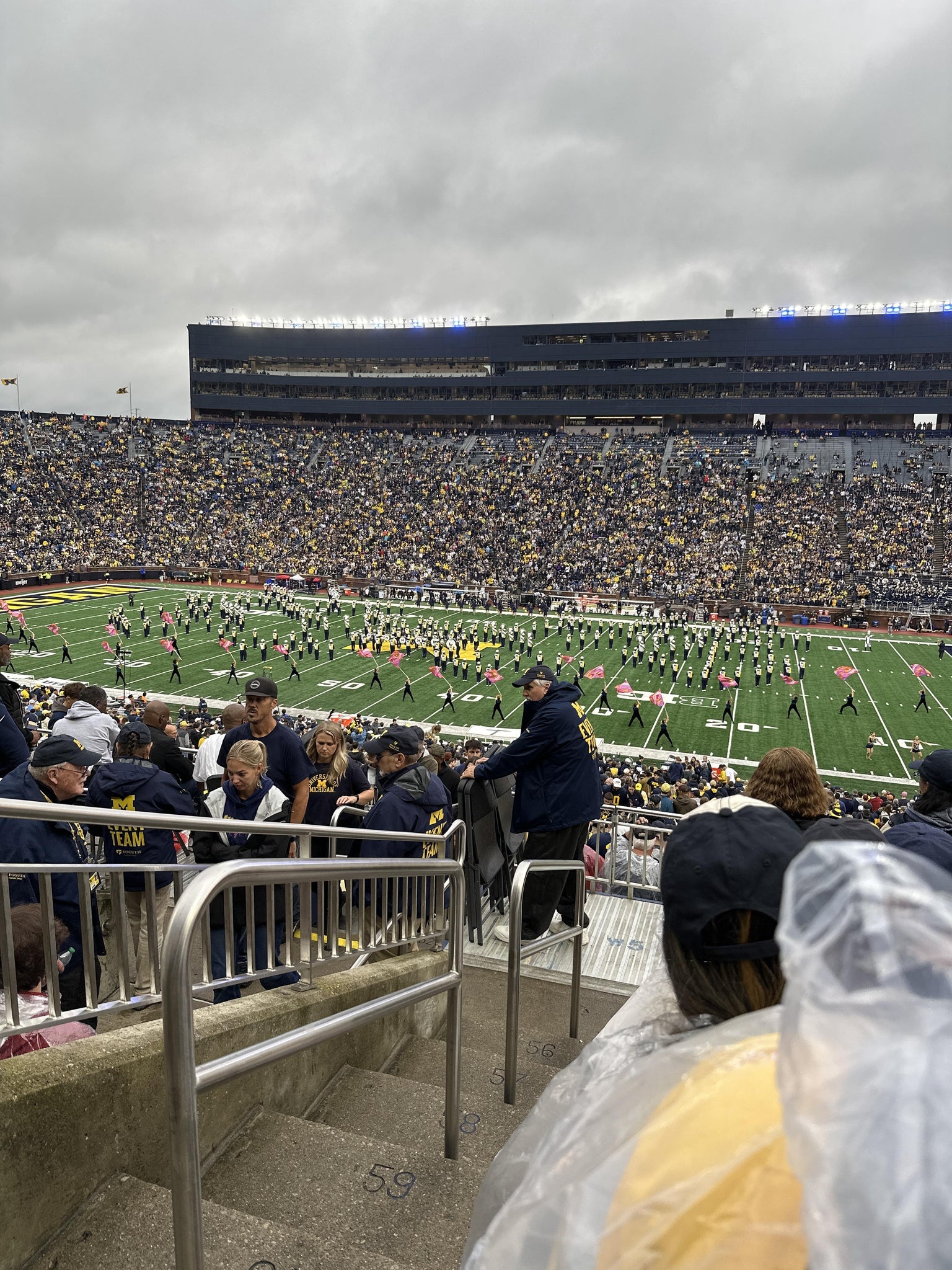 Real Fan View taken from Section 43 at Michigan Stadium by Erin O
