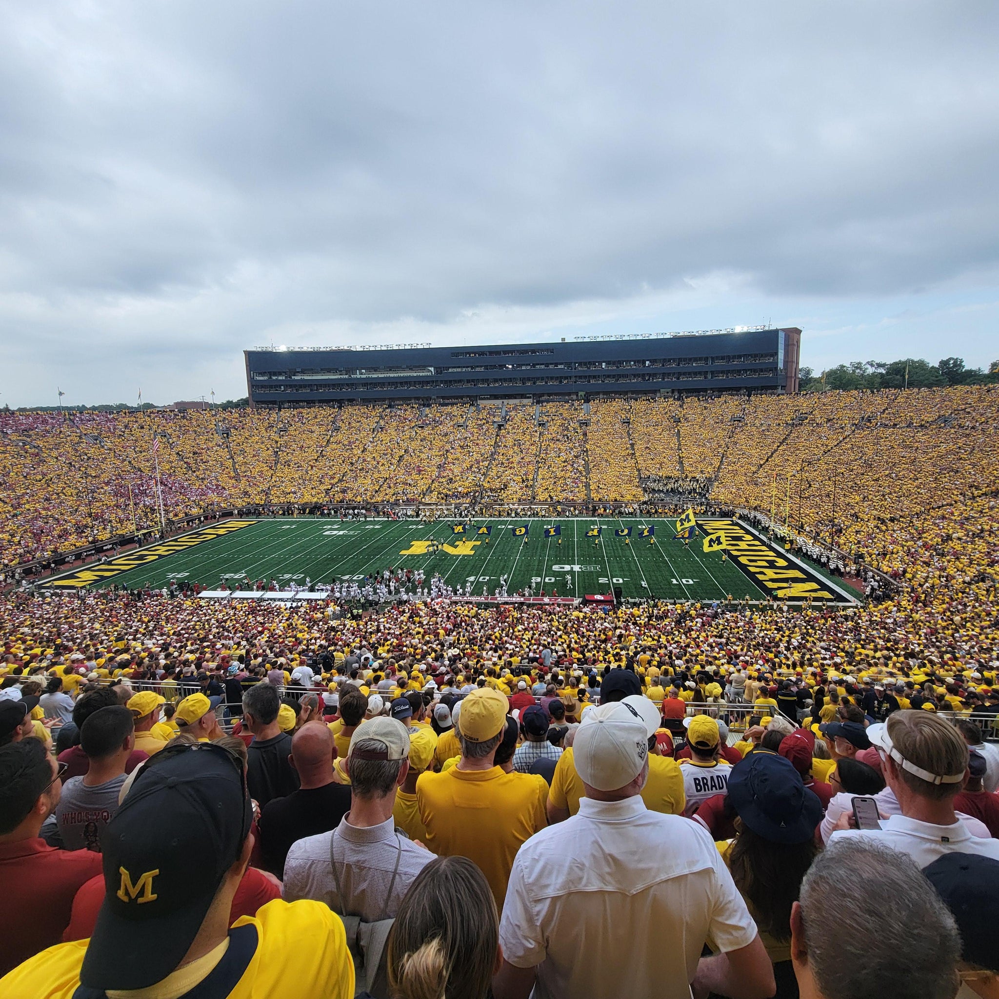 Real Fan View taken from Section 43 at Michigan Stadium by James W