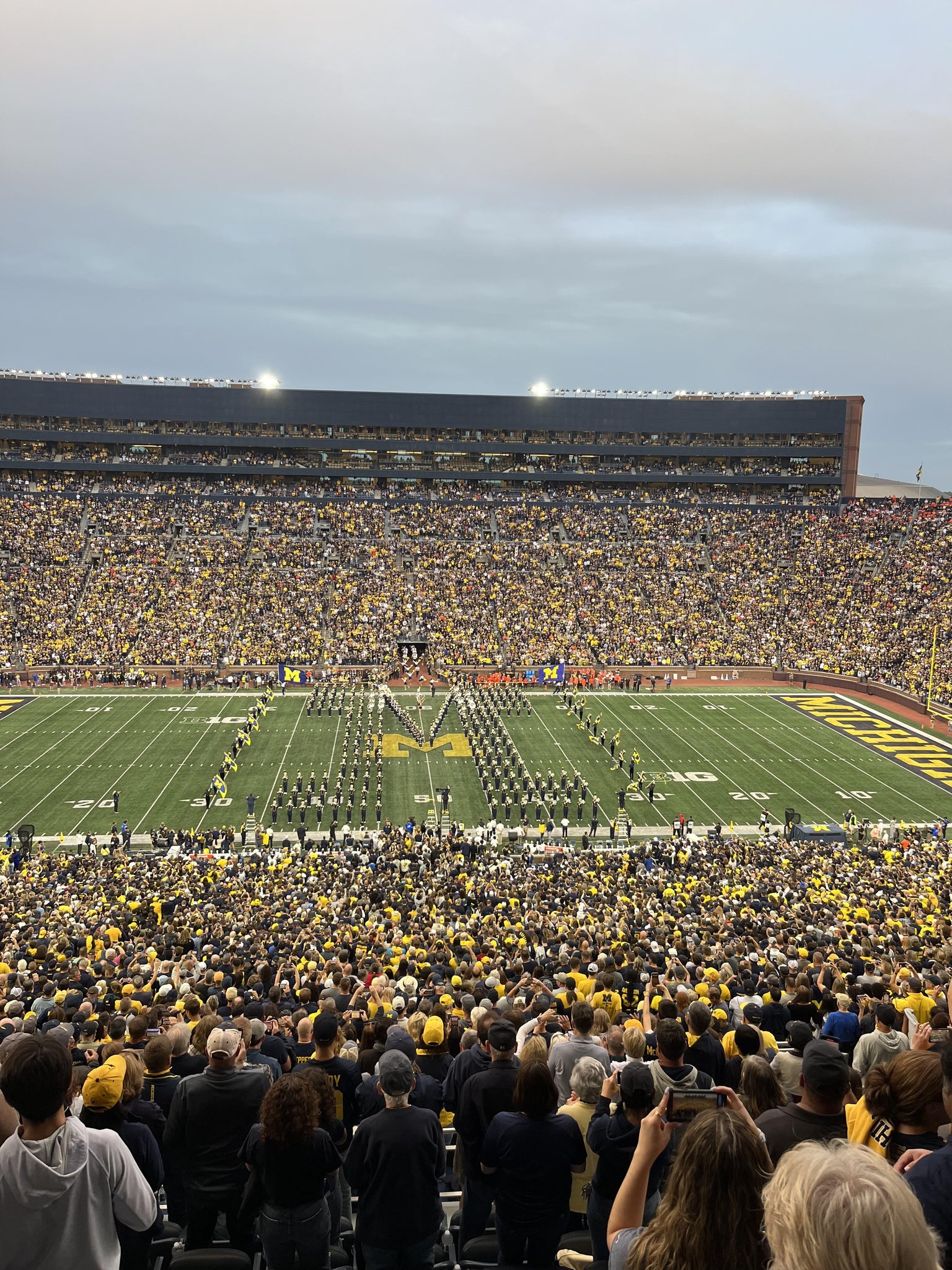 Real Fan View taken from Section 44 at Michigan Stadium by Darren M