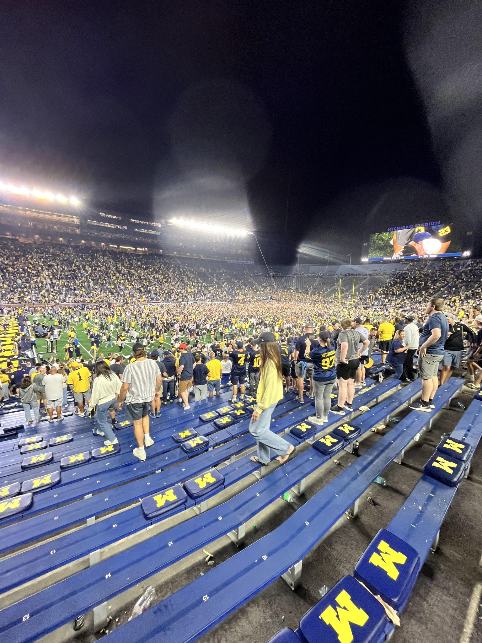 Real Fan View taken from Section 5 at Michigan Stadium by John B