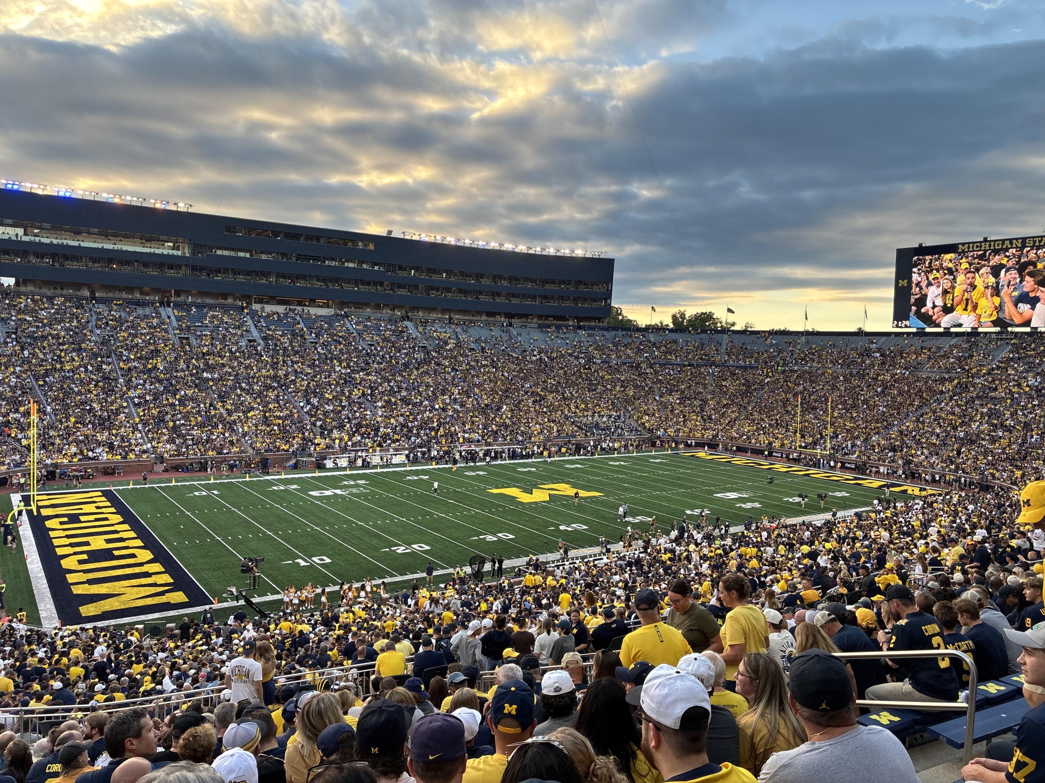 Real Fan View taken from Section 5 at Michigan Stadium by Devan H