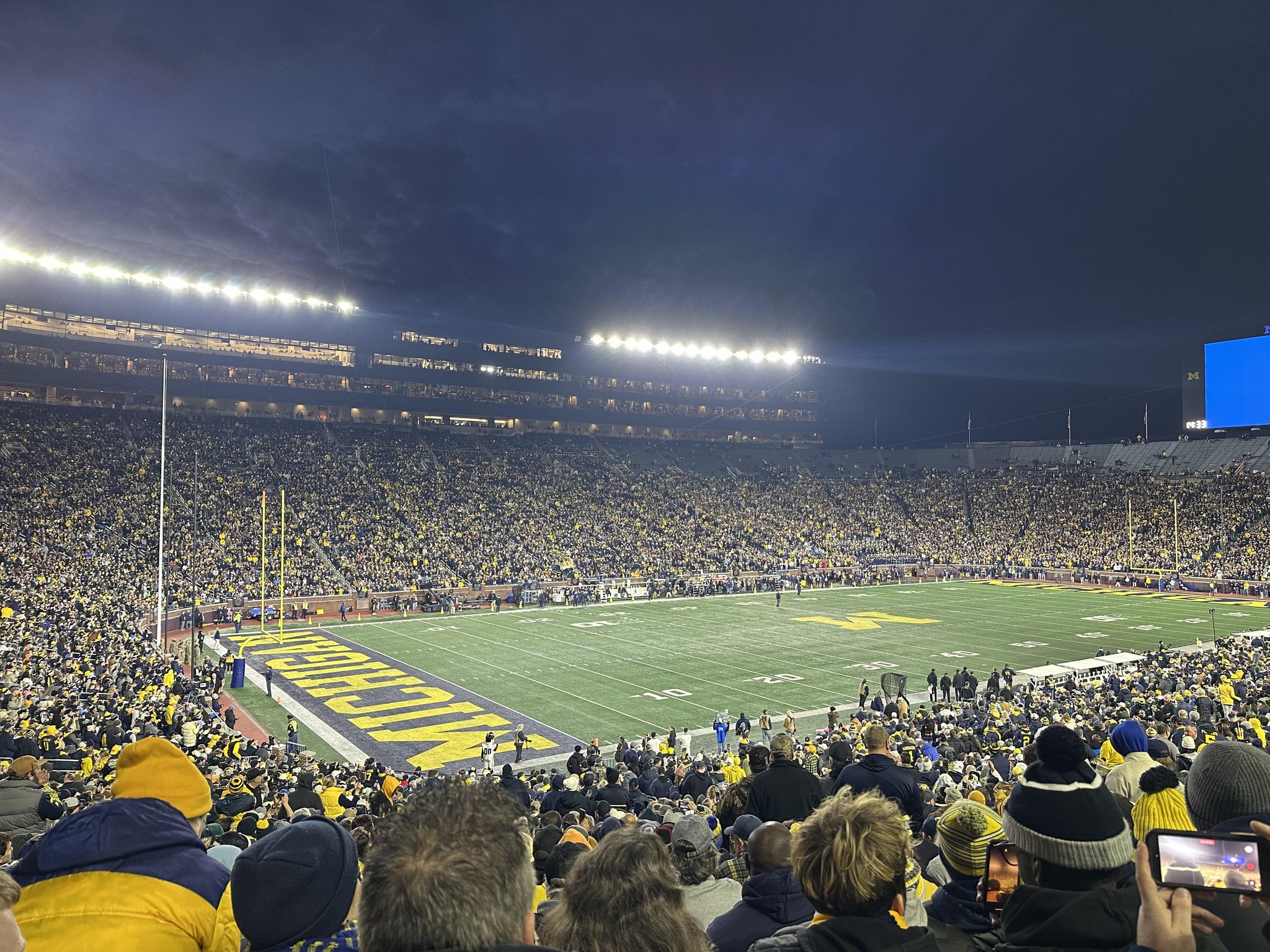 Real Fan View taken from Section 6 at Michigan Stadium by Robyn F