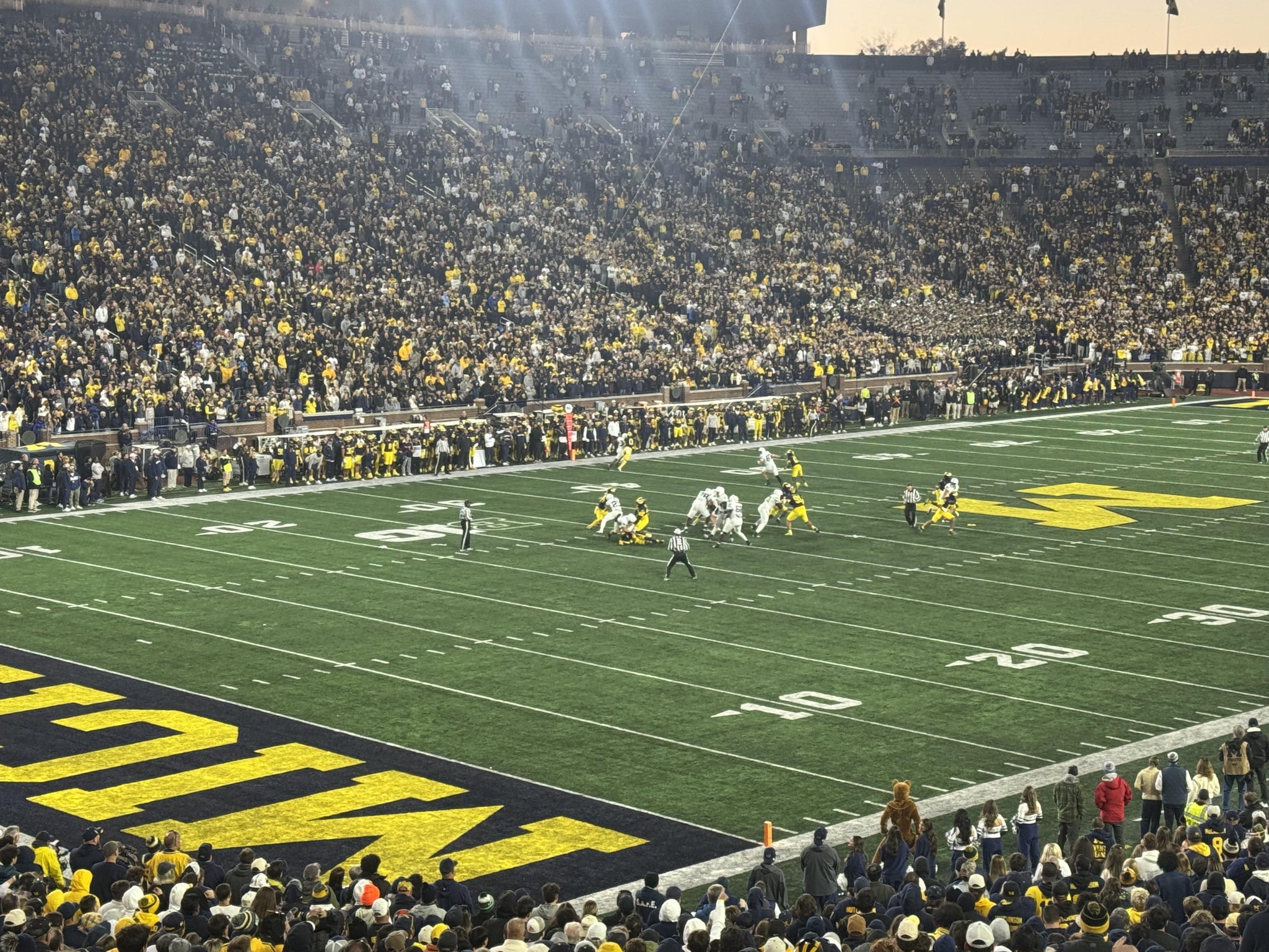 Real Fan View taken from Section 7 at Michigan Stadium by Anonymous User